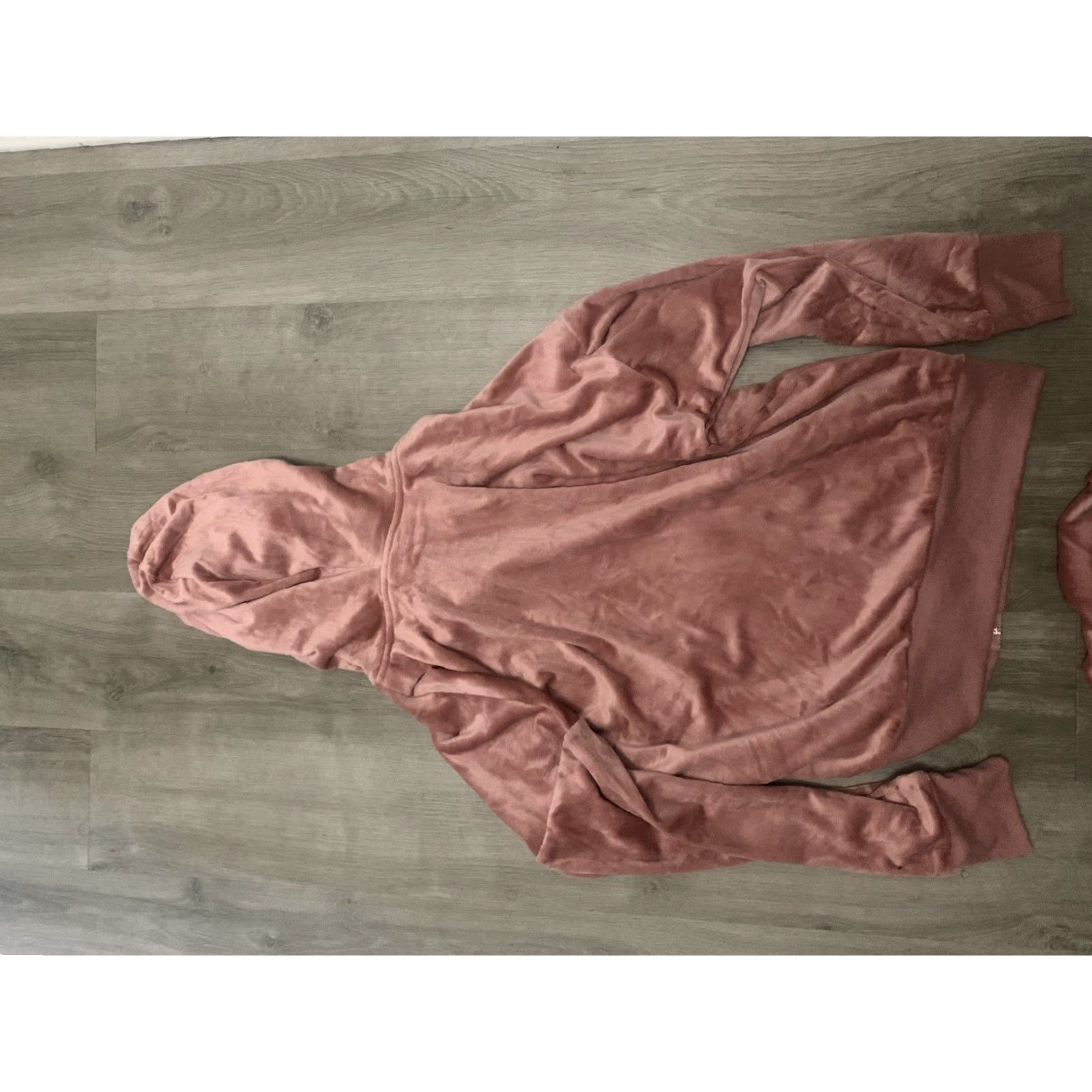 Vintage Felina Lounge Set Hoodie Jogger Velour Pink Ash Rose 2 Piece M Women Size M / US 6-8 / IT 42-44 - 6 Thumbnail
