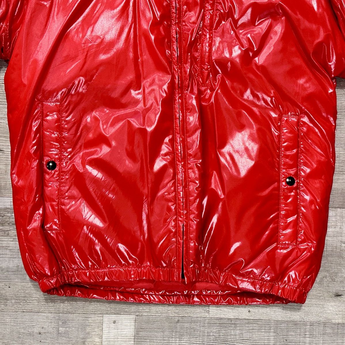 Givenchy GIVENCHY RED HIGH SHEEN PUFFER JACKET Size US S / EU 44-46 / 1 - 4 Thumbnail