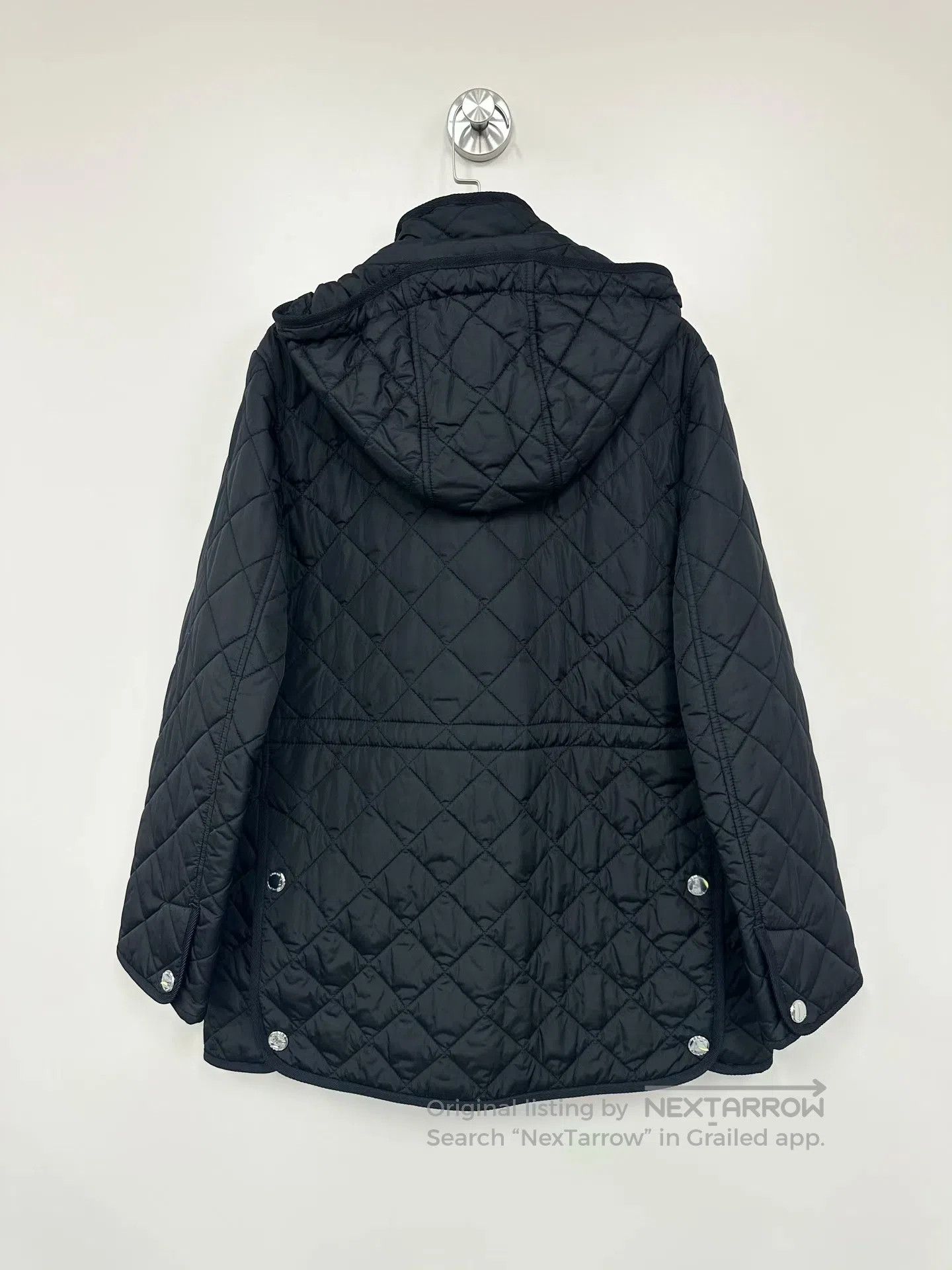 Burberry Burberry Black Diamond Pocket Cotton Hooded Jacket| Size S / US 4 / IT 40 - 2 Thumbnail