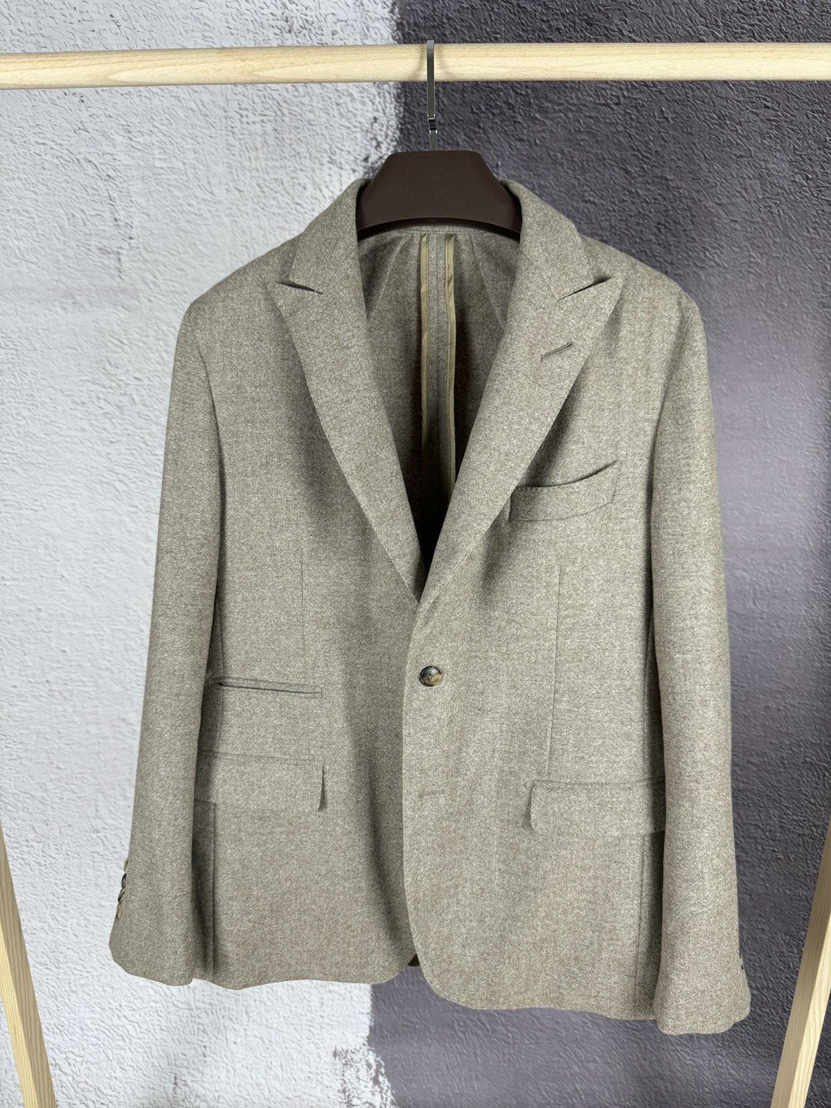 Ermenegildo Zegna Alexander Sachs Ermenegildo Zegna 2 button unlined blazer Size 46R - 1 Thumbnail
