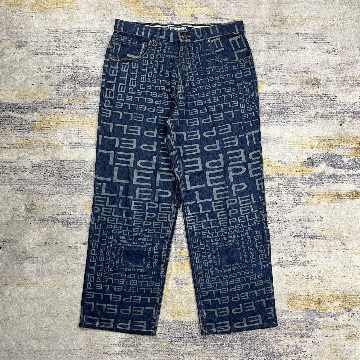 Pelle Pelle Pelle Pelle marc buchanan hip hop psychedelic logo pants Size US 34 / EU 50 - 1 Thumbnail