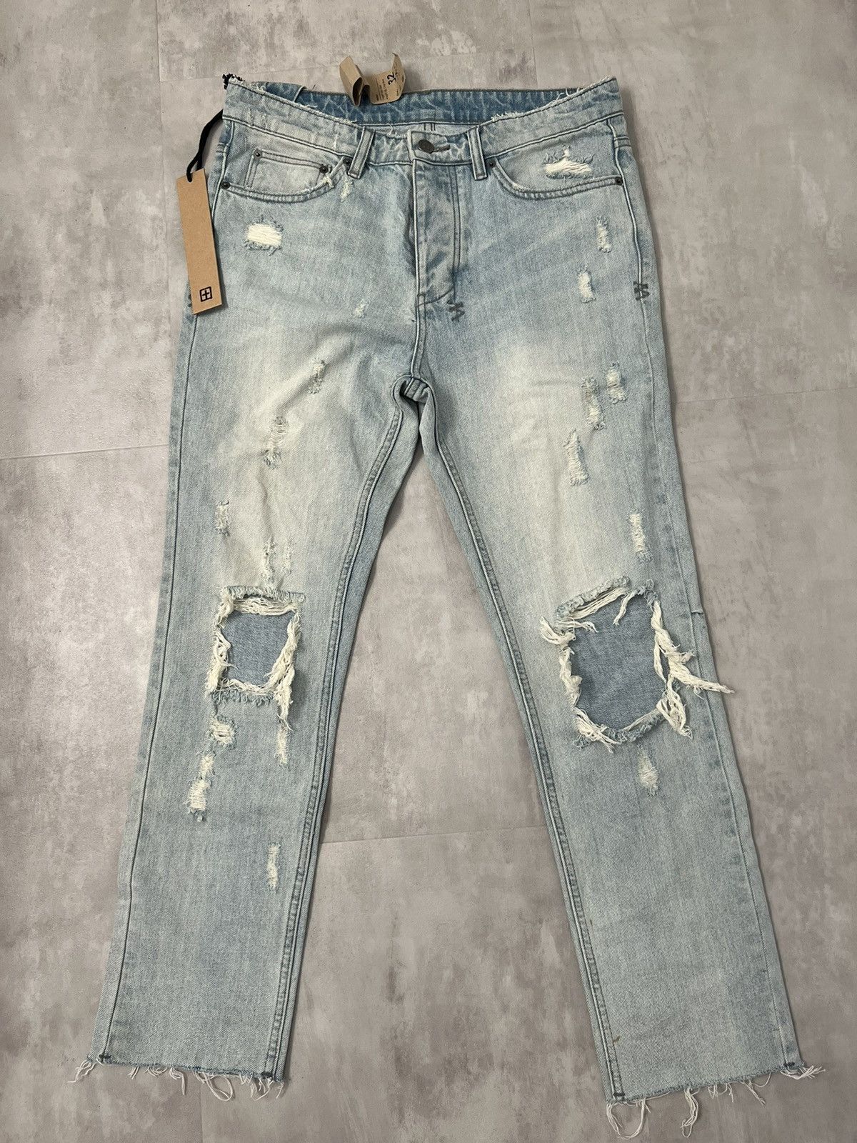 Ksubi Ksubi Denim Distressed Jeans Size US 32 / EU 48 - 1 Thumbnail