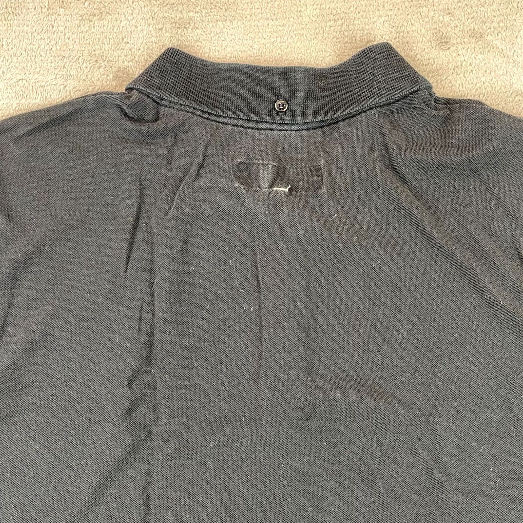 Rag & Bone Rag & Bone Polo Shirt Mens XL Black Peruvian Pima Cotton Short Sleeve Designer Shirt Size US XL / EU 56 / 4 - 5 Thumbnail