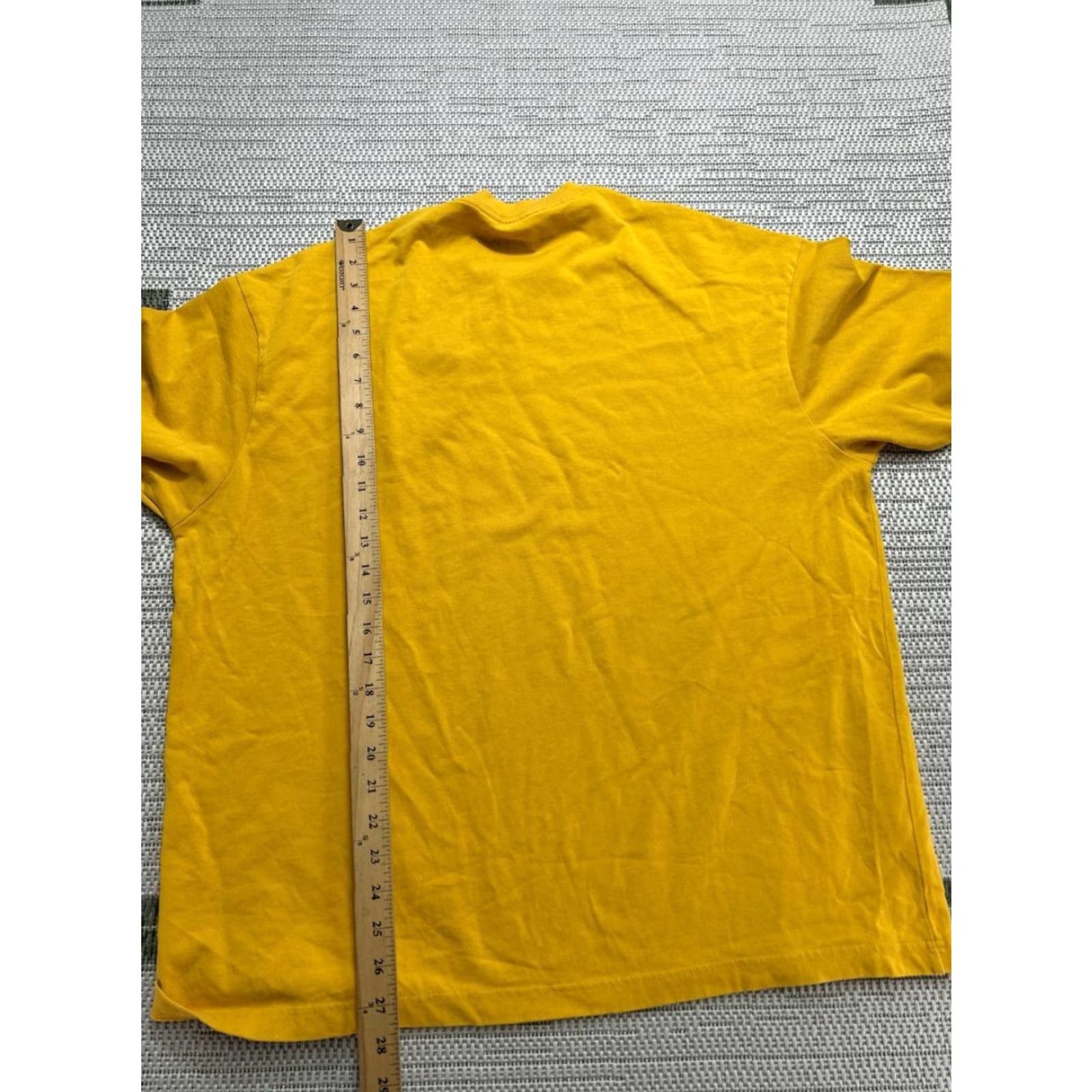 Jordan Brand Air Jordan Shirt Mens Medium Yellow Cotton Pullover Size US M / EU 48-50 / 2 - 7 Thumbnail
