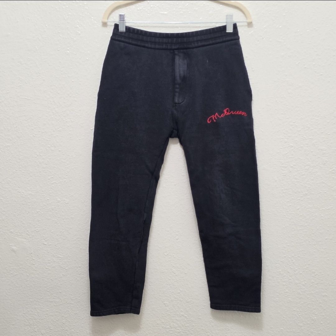 Alexander McQueen Logo Embroidered Track Pants Size US 26 / EU 42 - 2 Thumbnail