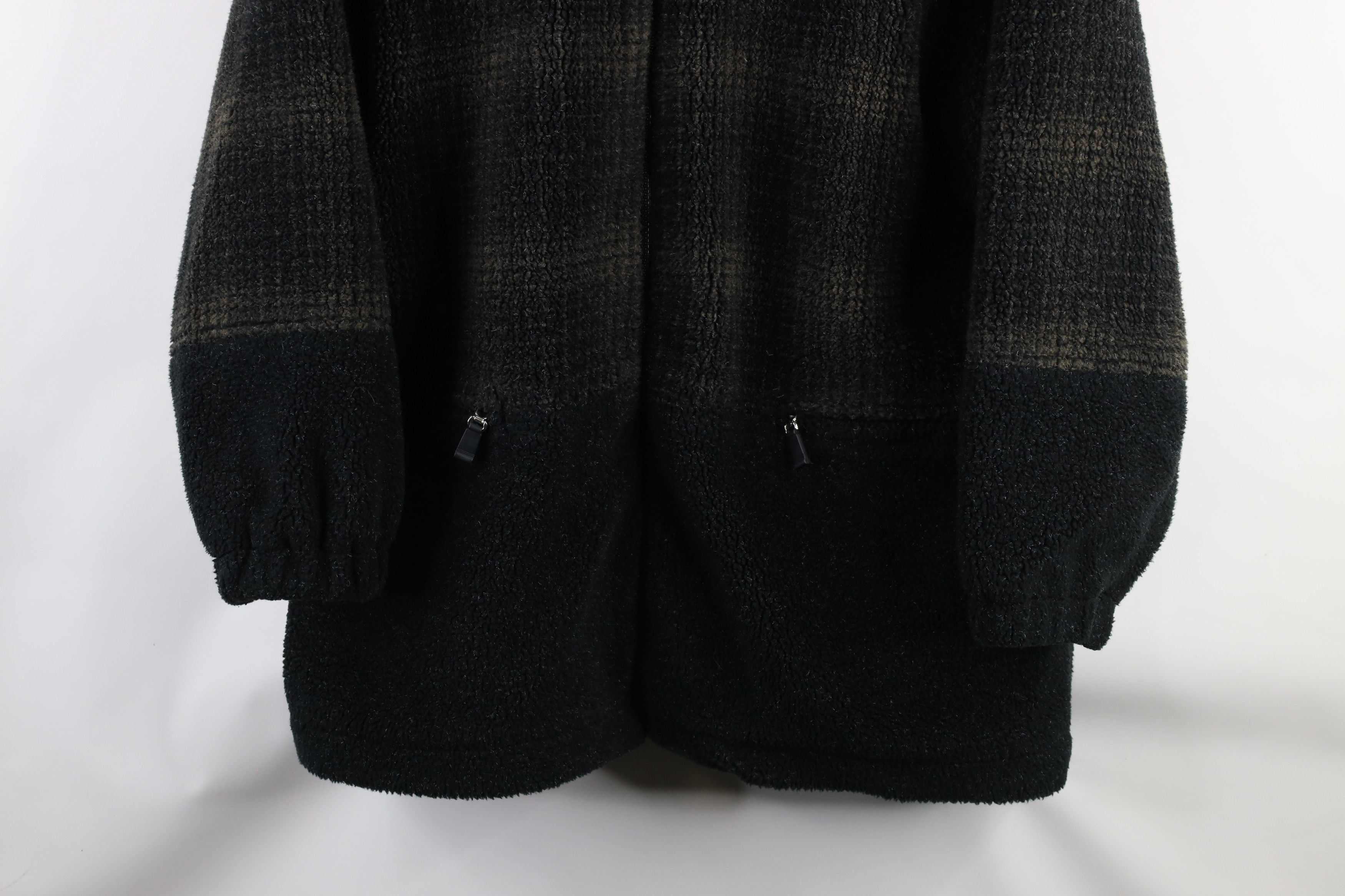 Vintage Vintage 90s Streetwear Pile Fleece Full Zip Jacket Plaid Size US M / EU 48-50 / 2 - 3 Thumbnail