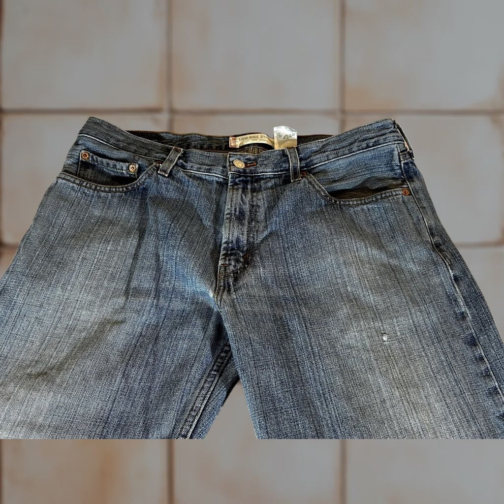 Levi's VINTAGE Baggy Jeans Mens 34x30 Wide Leg Blue Grunge Y2K Streetwear Levis 529 Size US 34 / EU 50 - 1 Thumbnail