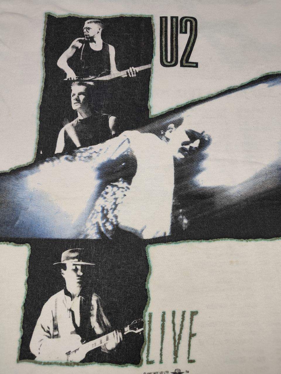 Vintage 1987 Vintage U2 Band T Size US M / EU 48-50 / 2 - 6 Thumbnail