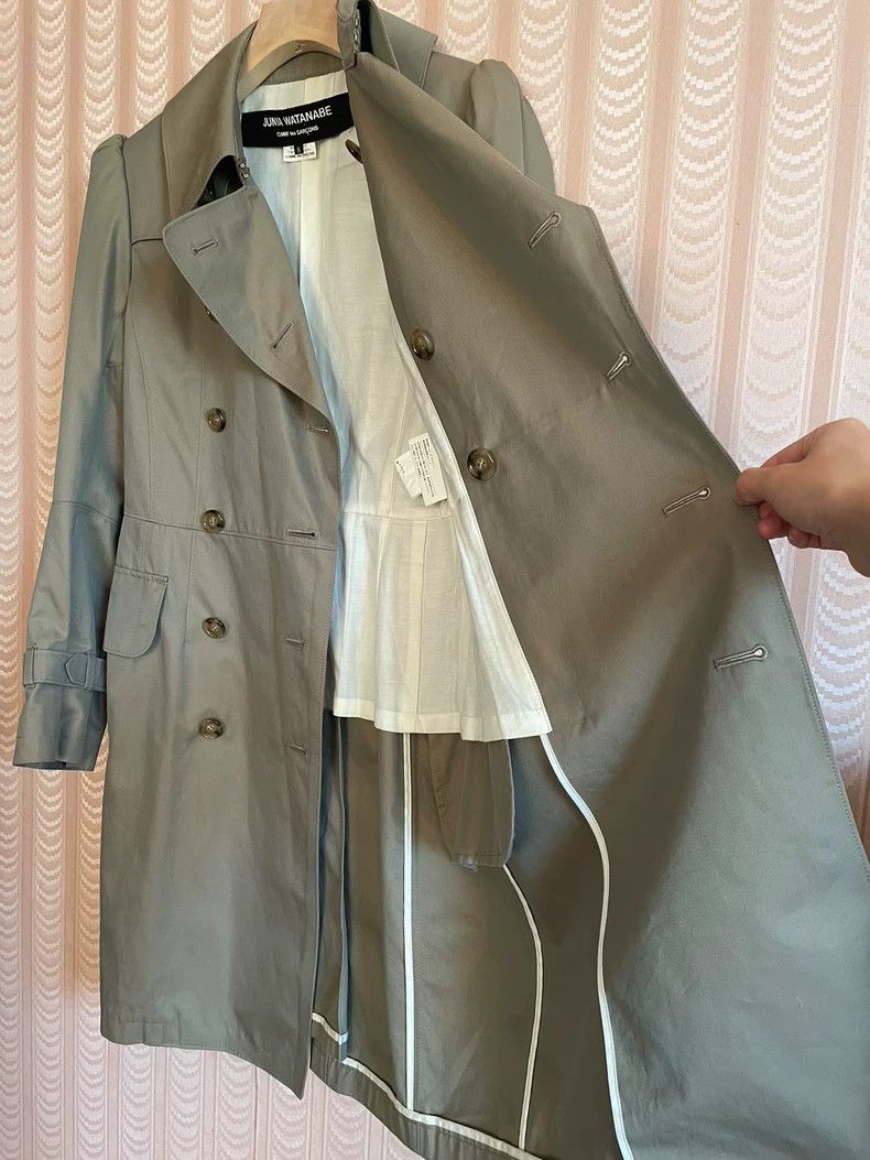 Comme des Garcons Comme Des Garcons Chameleon Green Double Breasted Windbrea Size S / US 4 / IT 40 - 4 Thumbnail