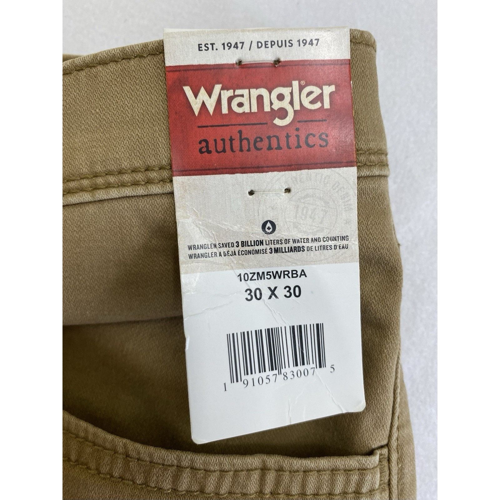 Wrangler Wrangler Authentics Men's Straight-fit Khaki Pants 30x30 Size US 30 / EU 46 - 6 Thumbnail
