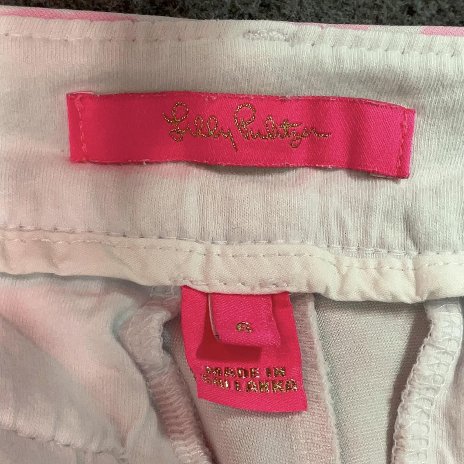 Other Lilly Pulitzer Pink Paisley Print Women's Shorts Size 6 Size 28" / US 6 / IT 42 - 3 Thumbnail