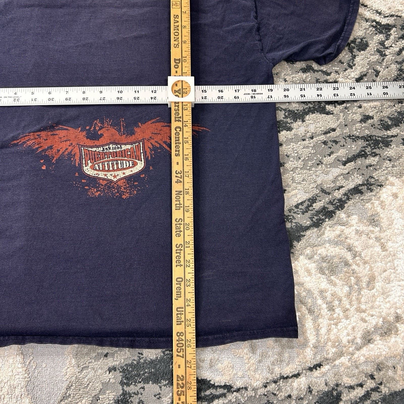 Hanes Vintage Y2K Hanes Grunge Puerto Rican Attitude Eagle Sz M Size US M / EU 48-50 / 2 - 4 Thumbnail