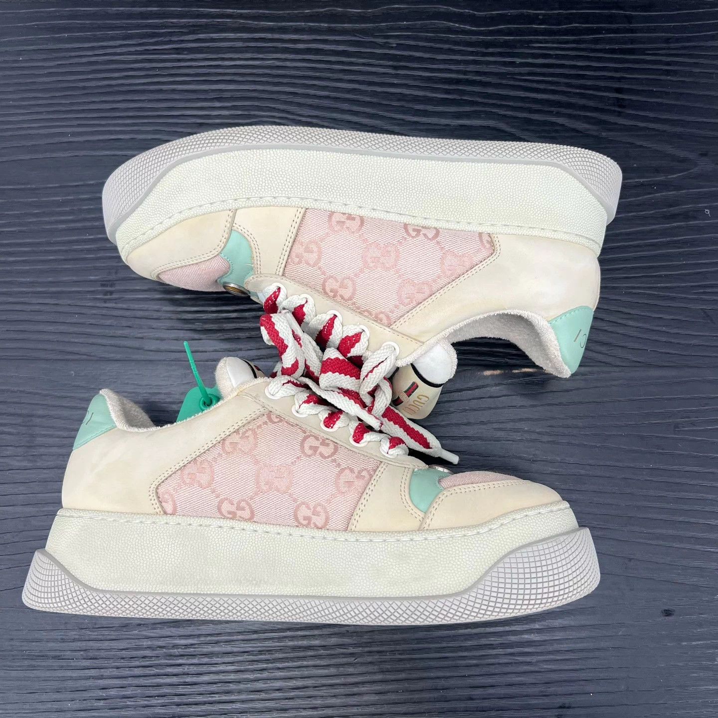 Gucci Gucci Rhyton Dirty Blush Cream 37.5 Size US 6.5 / IT 36.5 - 3 Thumbnail