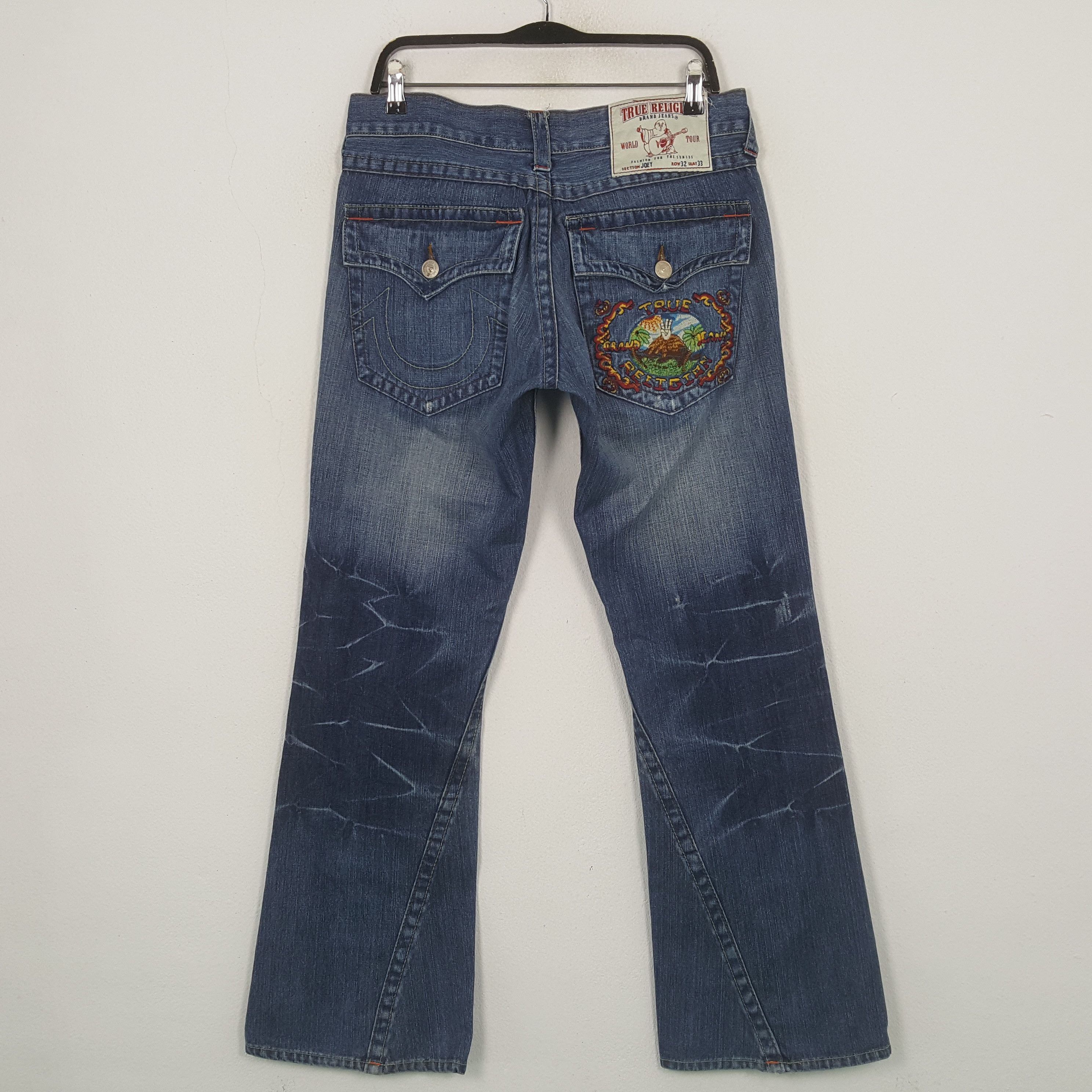 True Religion True Religion Streetwear Fashion Style Jeans C297N15 Size US 32 / EU 48 - 4 Thumbnail