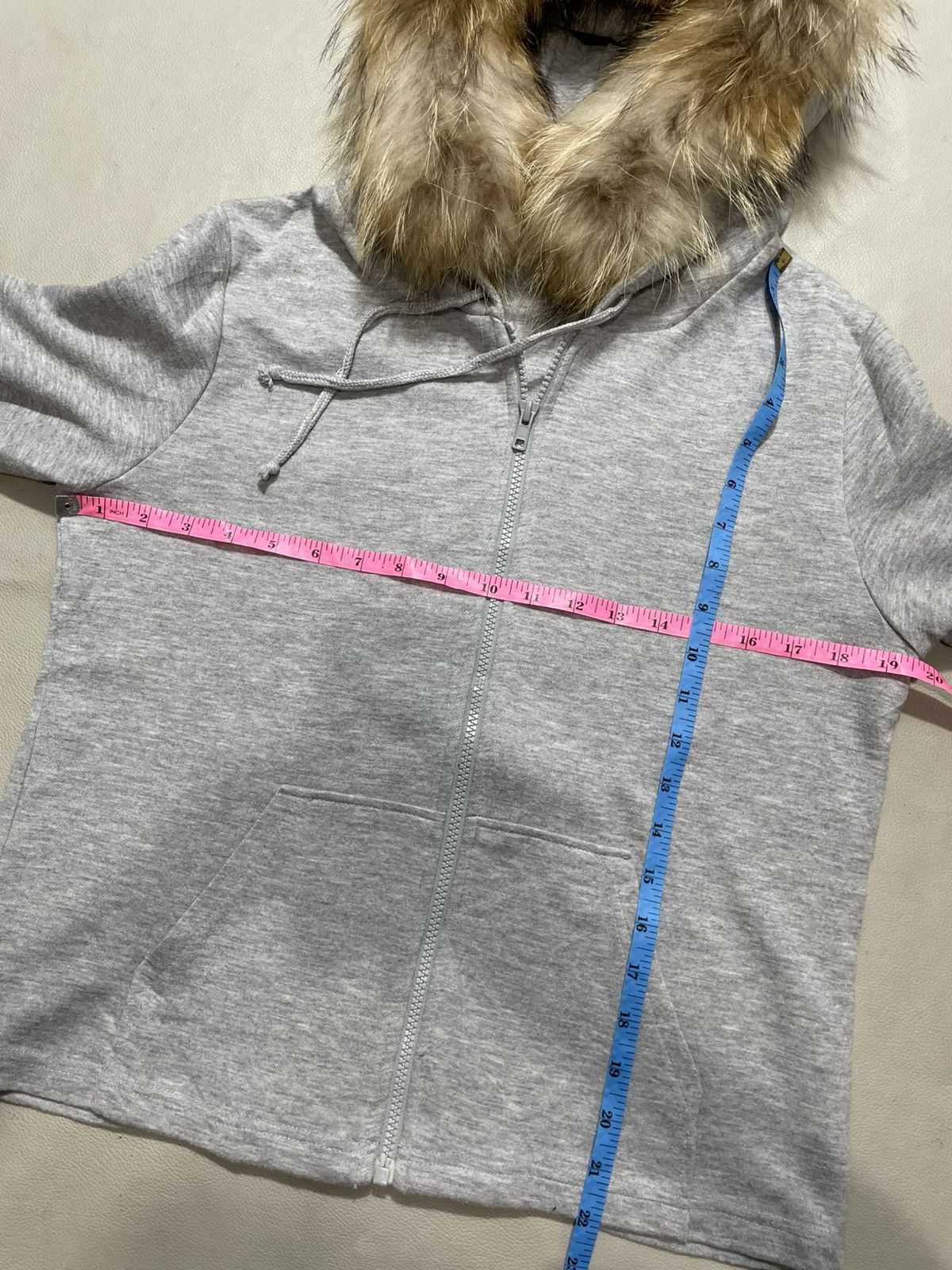 Japanese Brand Japanese Cropped Fur zip Hoodie gothic punk lgb ifsix style Size US L / EU 52-54 / 3 - 6 Thumbnail