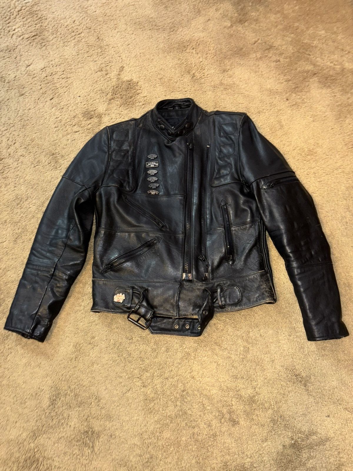 Wilsons Leather Vintage Wilson motorcycle jacket Size US S / EU 44-46 / 1 - 1 Thumbnail