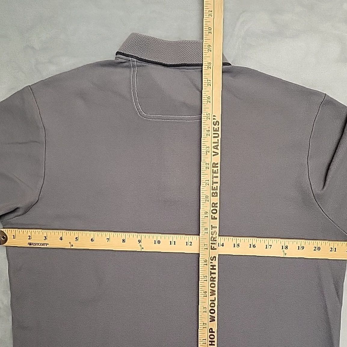 Tommy Bahama Tommy Bahama Polo Shirt Mens M Gray Textured Supima Cotton Classic Golf Casual Size US M / EU 48-50 / 2 - 7 Thumbnail