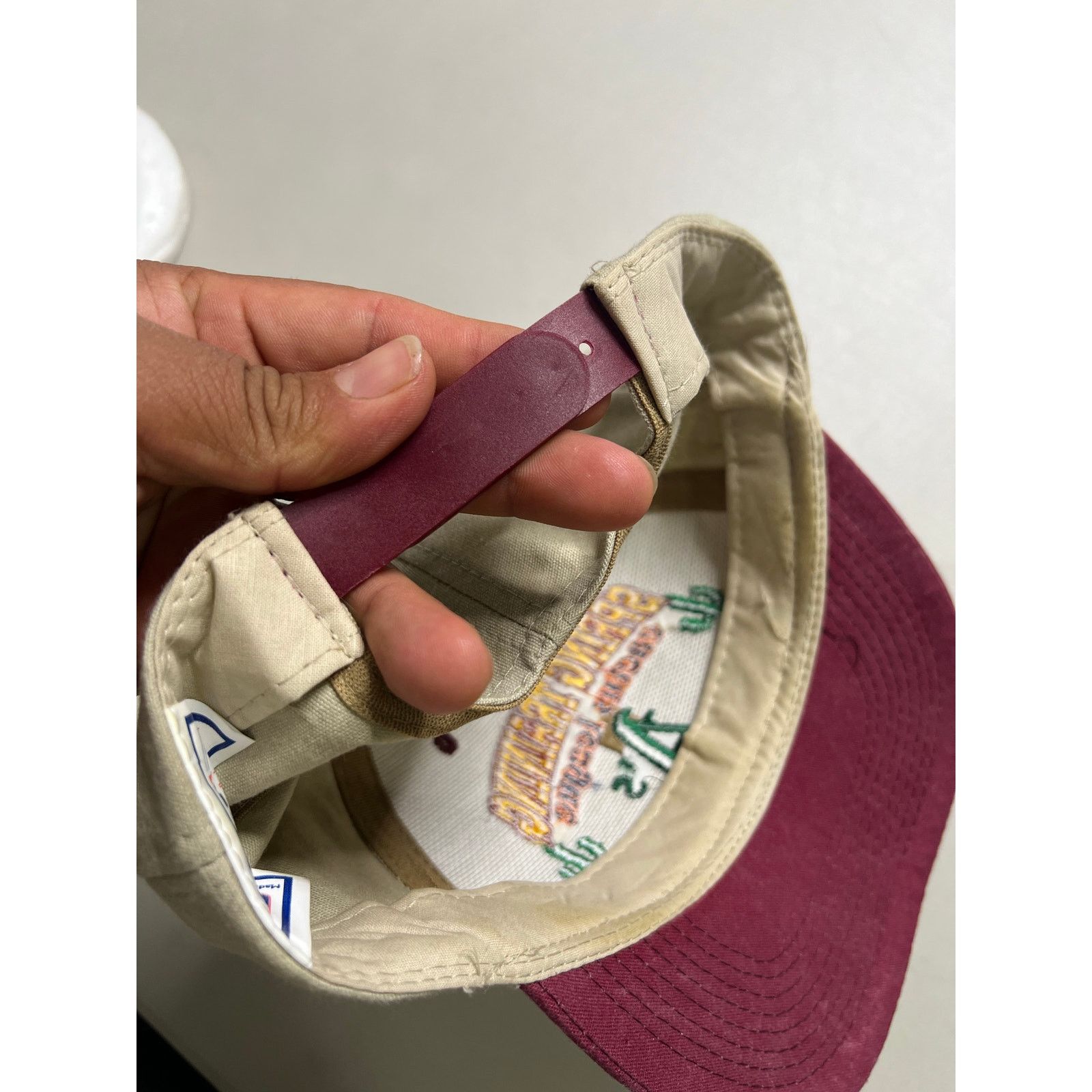 Logo 7 Vintage Oakland A’s Spring Training Cactus Logo 7 Snapback Size ONE SIZE - 9 Thumbnail