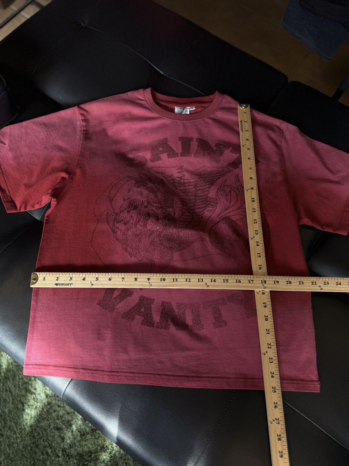 Saint Vanity Saint Vanity UNRELEASED Tee Shirt Logo Red Size Small (NEW) Size US S / EU 44-46 / 1 - 5 Thumbnail