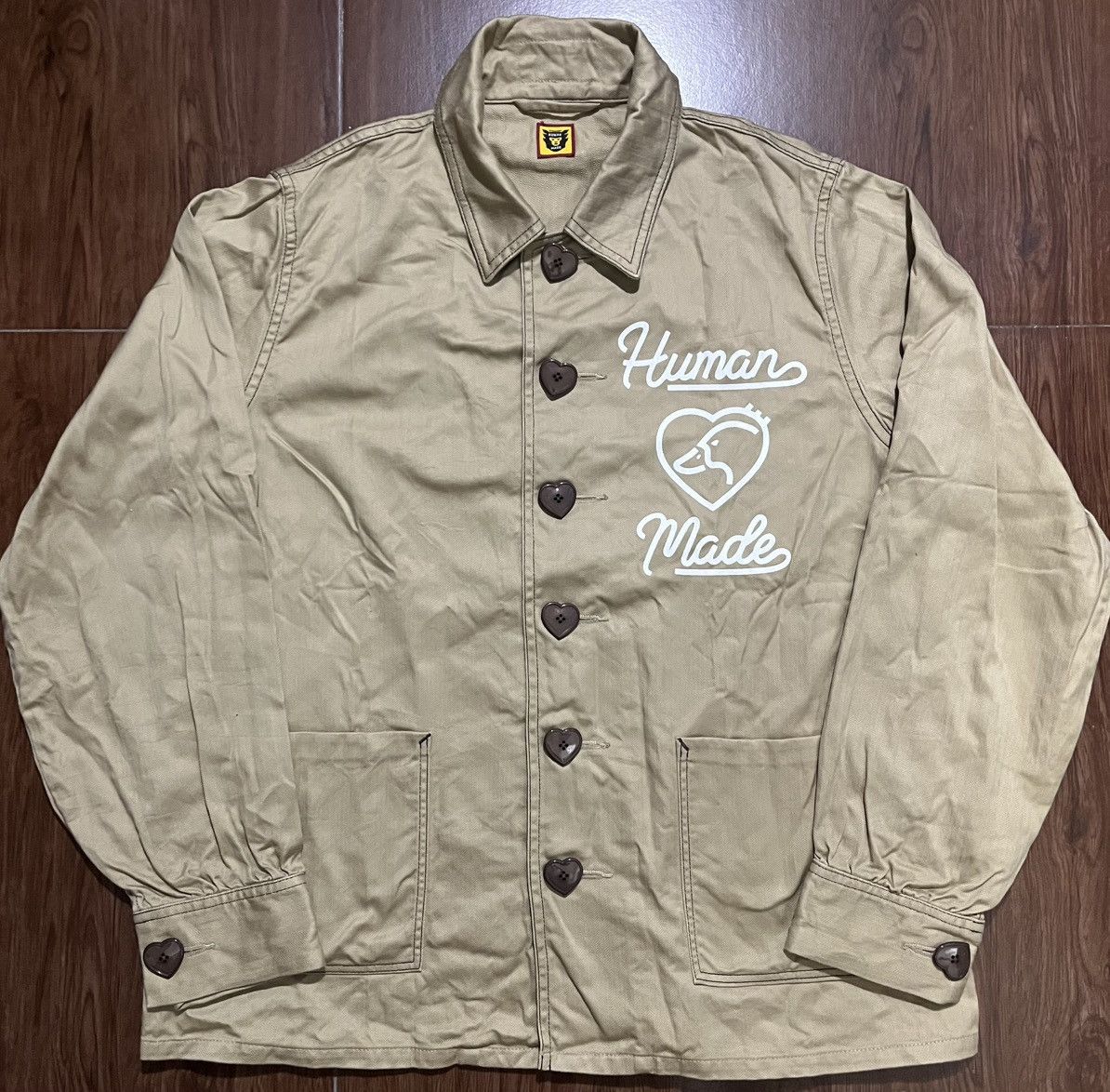 Human Made HUMAN MADE COVERALL OG HEART LOGO HM22JK003 Size US S / EU 44-46 / 1 - 1 Thumbnail