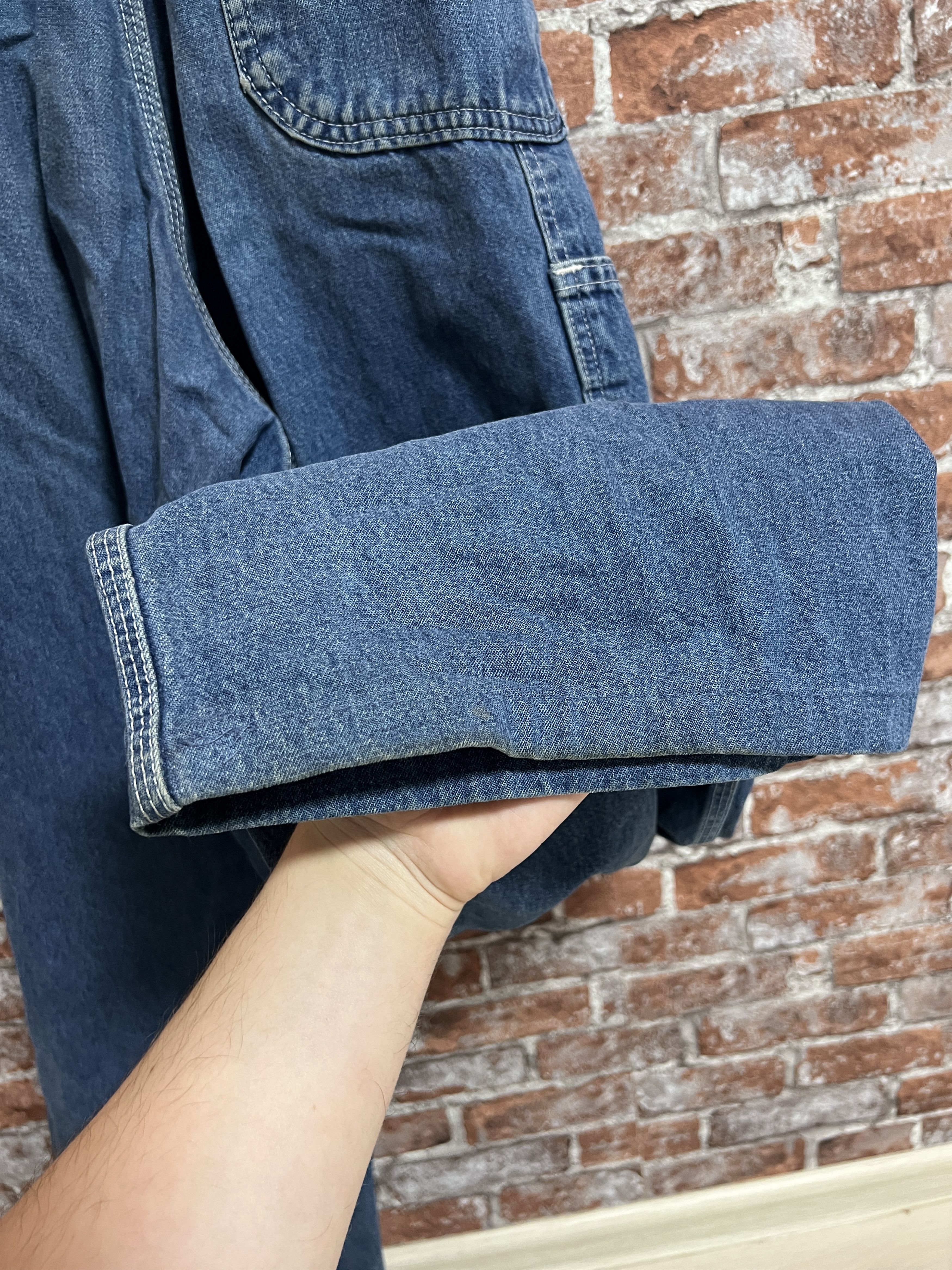 Carhartt Carhartt 90s Vintage Denim Overalls Size US 36 / EU 52 - 23 Thumbnail