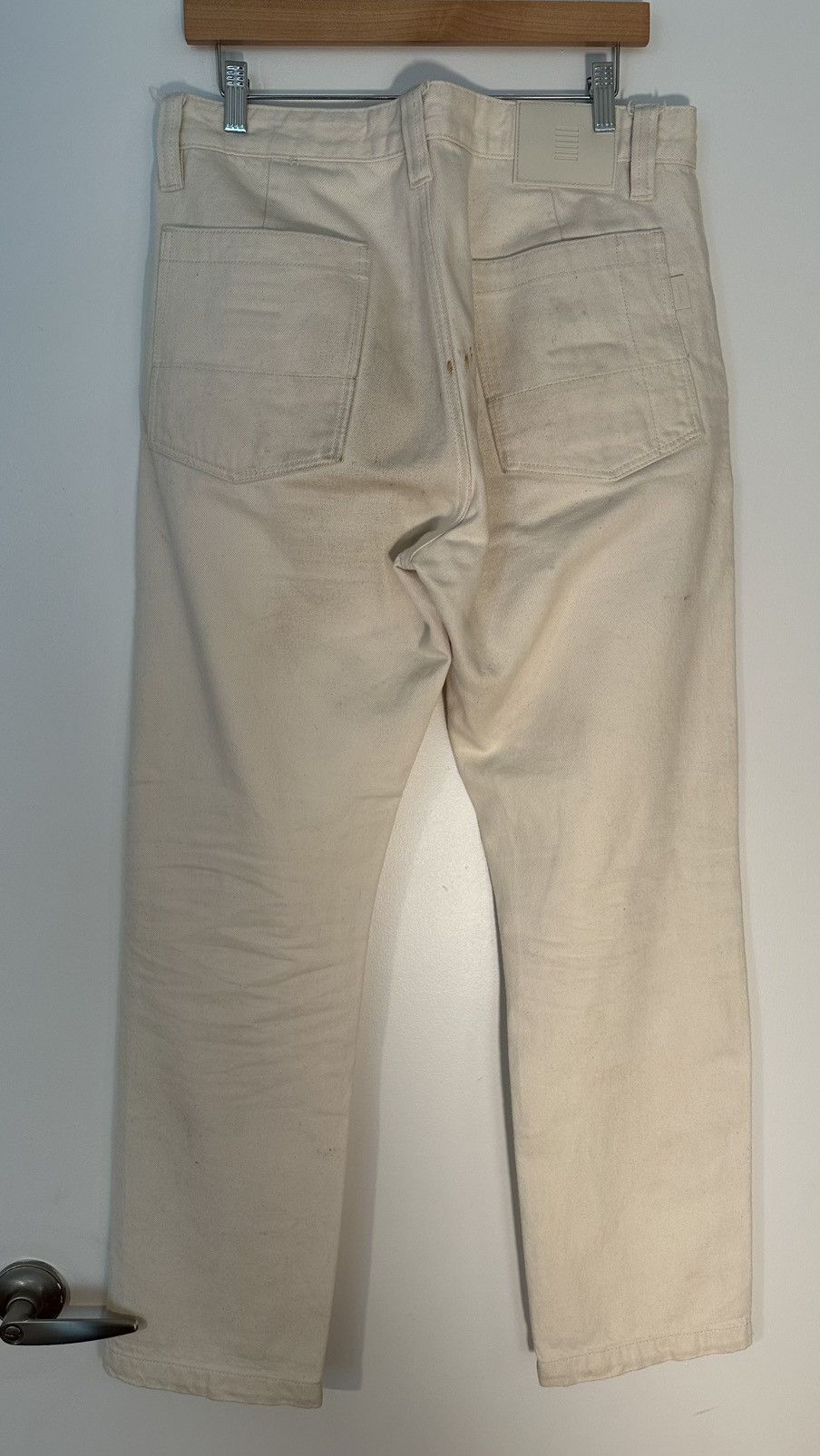 Rapha Rapha Mechanics Denim - Cone Mills Off-White Size US 32 / EU 48 - 3 Thumbnail