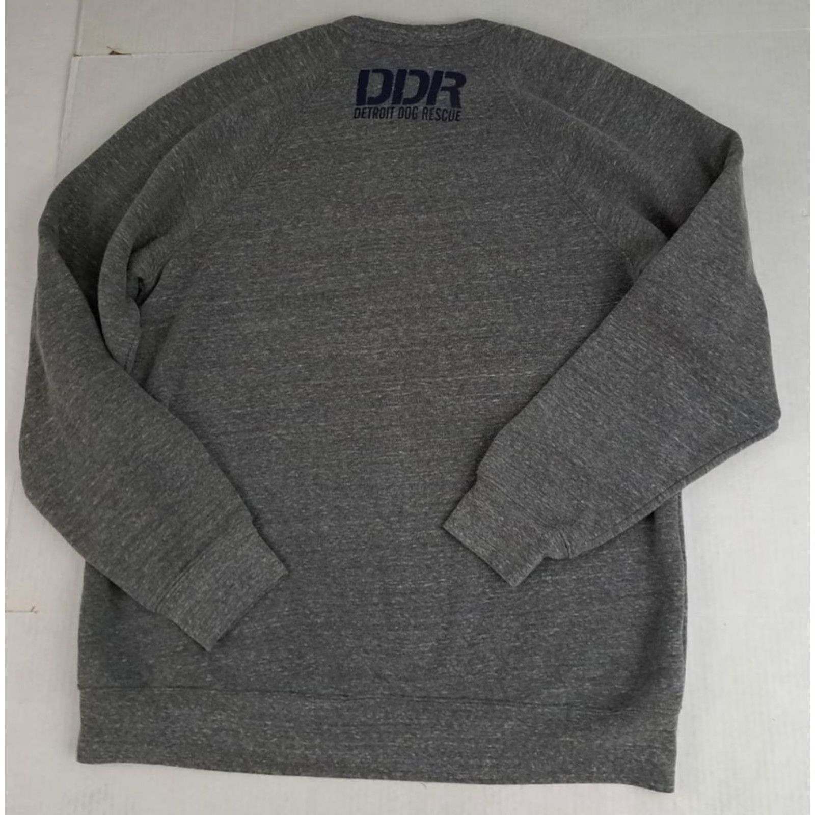 Vintage VINTAGE Detroit Dog Rescue DDR Large Grey Printed Sweatshirt Size US L / EU 52-54 / 3 - 5 Thumbnail
