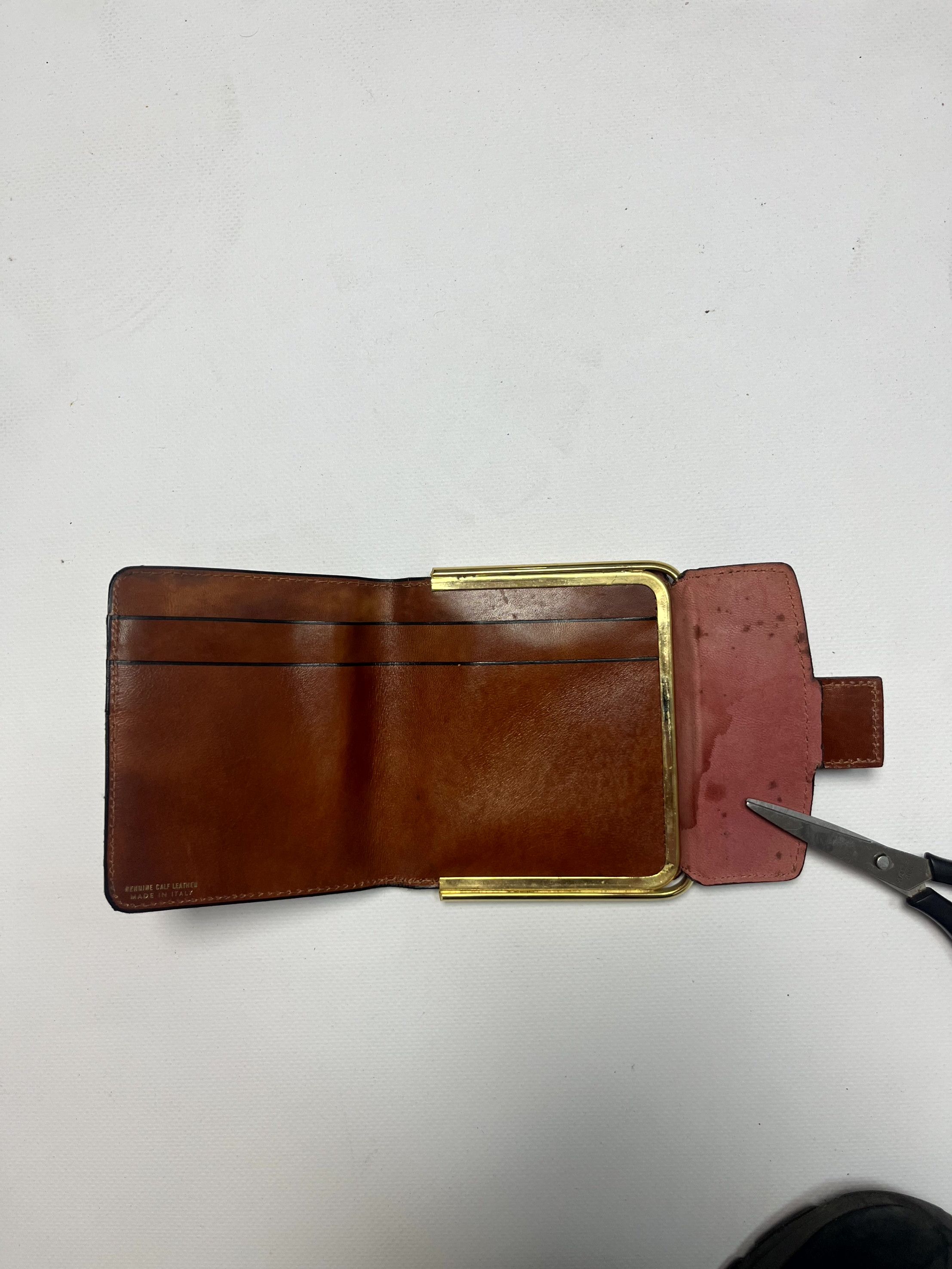 Vintage Vintage Leather Brown Classic Small Wallet Size ONE SIZE - 3 Thumbnail