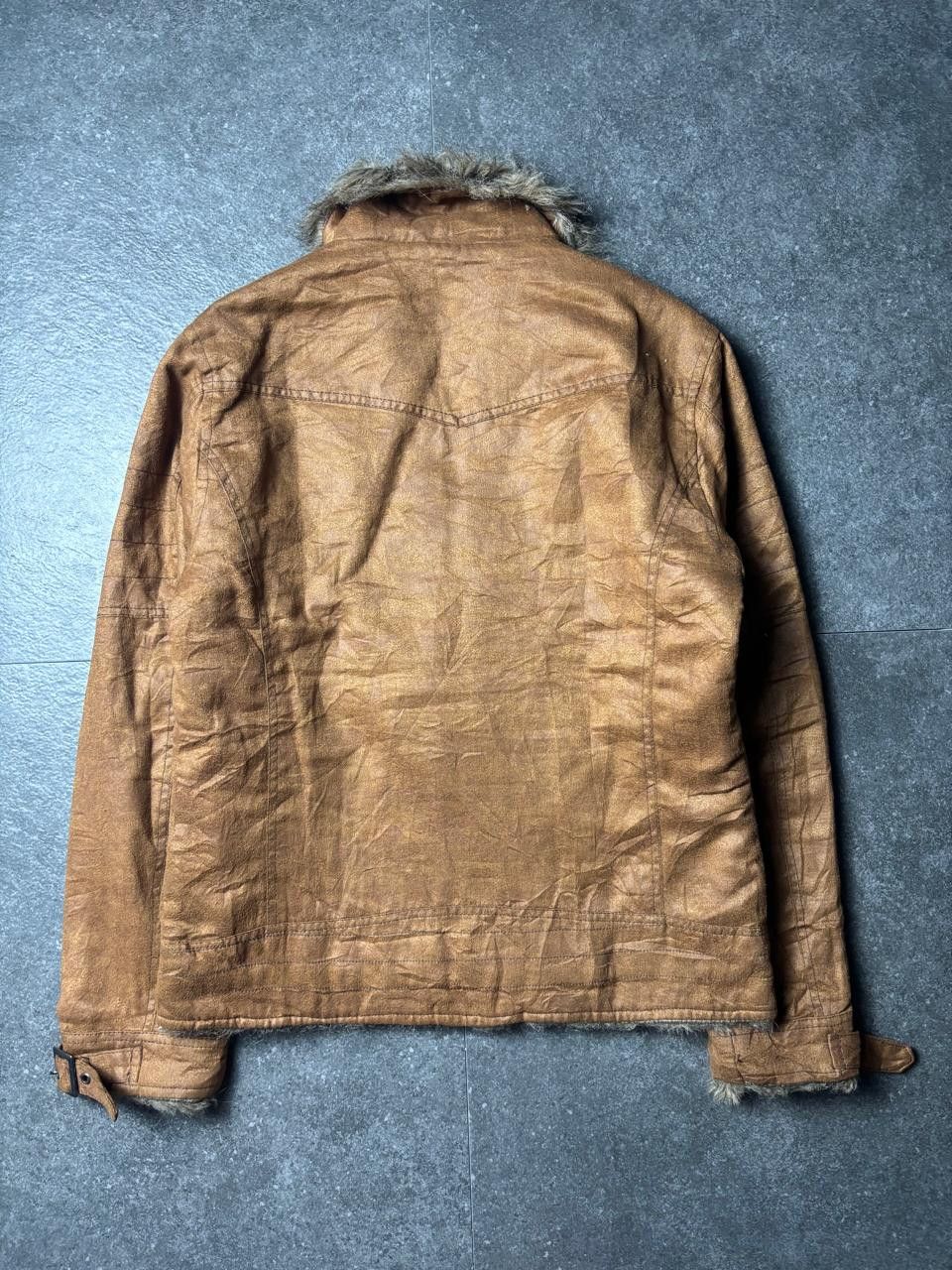 In The Attic 2000s Day Moon by In The Attic Fur Vkei Riders Jacket Size US M / EU 48-50 / 2 - 10 Thumbnail