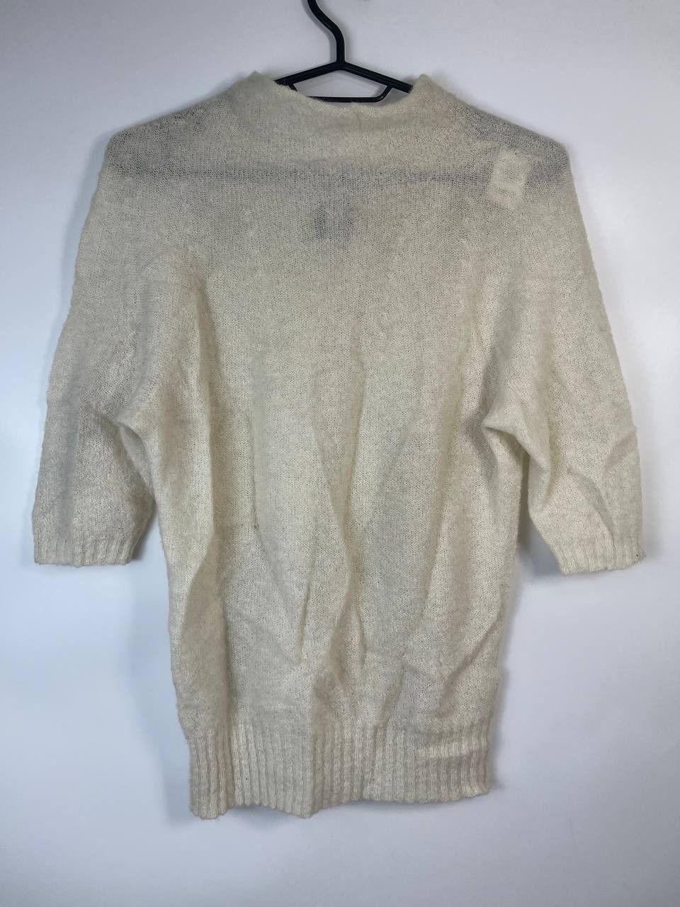Pinko Pinko Alpaca Virgin Wool Blend Sleeve Sweater White Size S Size S / US 4 / IT 40 - 5 Thumbnail