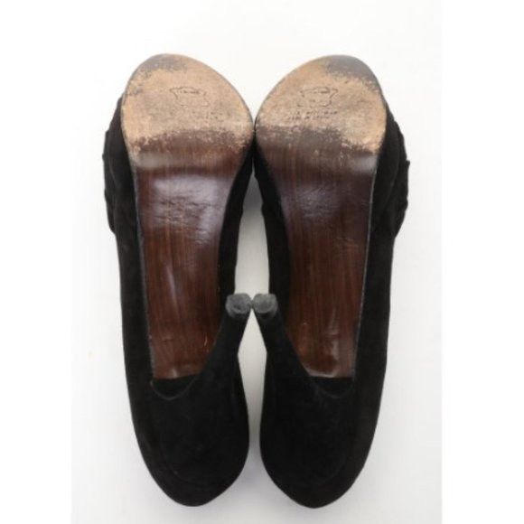 Stuart Weitzman Stuart Weitzman Suede Peep Toe Heels - Size‎ 9.5 Size US 9.5 / IT 39.5 - 6 Thumbnail