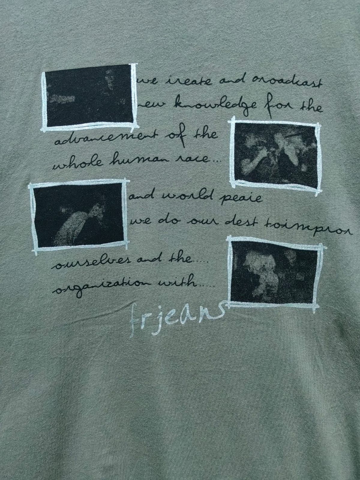 If Six Was Nine Fr jeans layered longsleeve poem Size US M / EU 48-50 / 2 - 2 Thumbnail