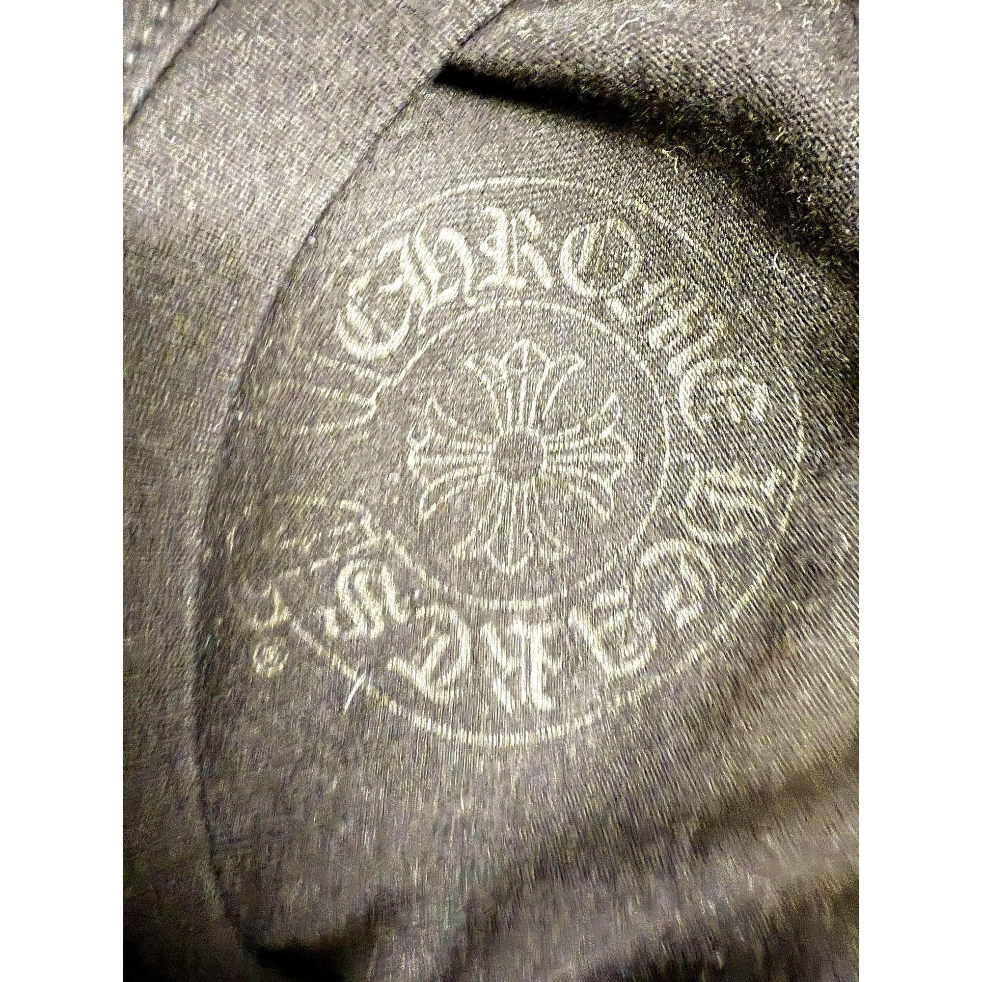 Chrome Hearts Chrome Hearts Long Sleeve Black Shirt W/ Blue Cross Graphics Size US S / EU 44-46 / 1 - 4 Thumbnail