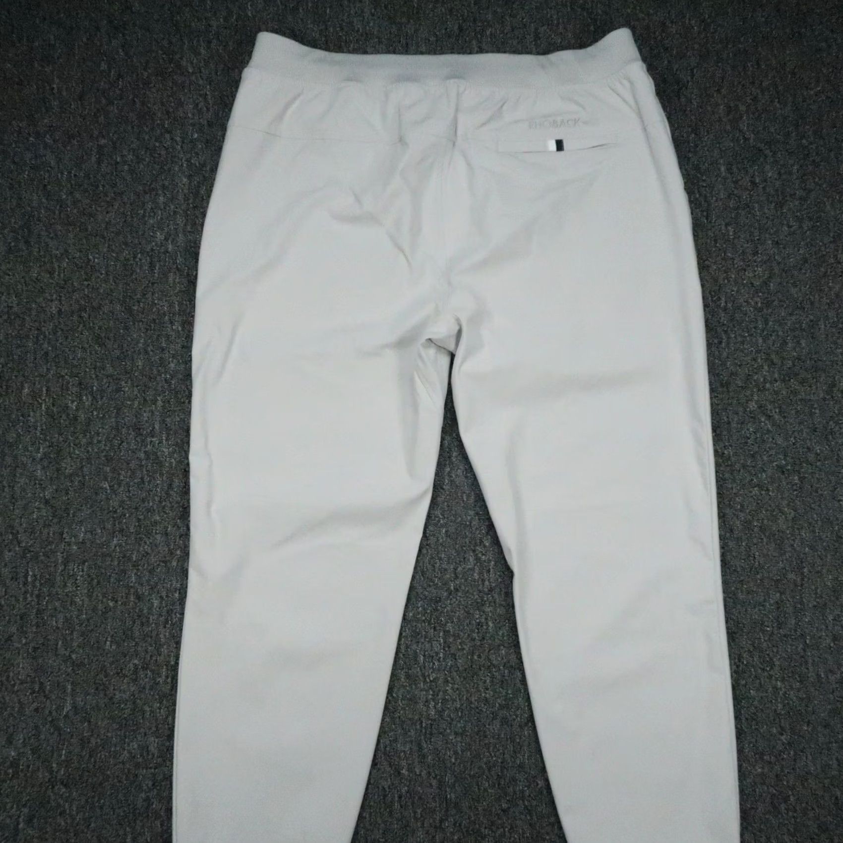 Delta Rhoback Pants Mens 2XL Gray Delta Performance Jogger Athletic Golf Stretch Tapered Inseam 31 in Size US 39 - 4 Thumbnail