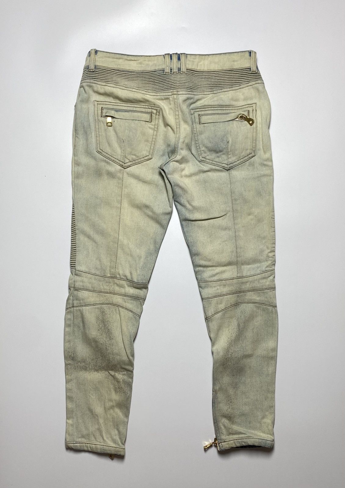 Balmain Balmain - Ankle Zip Biker Jeans Size US 30 / EU 46 - 9 Thumbnail