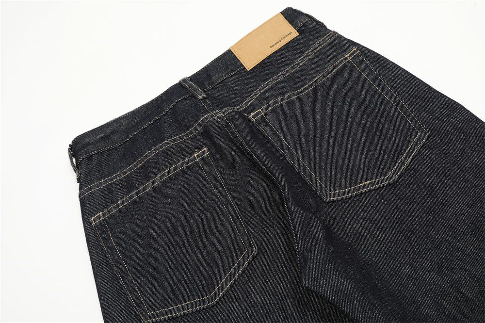 Japanese Brand × Jean Men's street loose casual solid color straight jeans Size US 32 / EU 48 - 6 Thumbnail