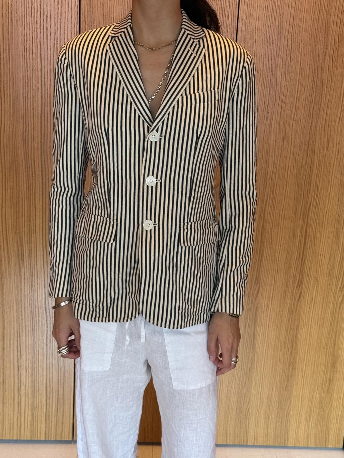 Polo Ralph Lauren Vintage Striped Women's Ralph Lauren Blazer Size S / US 4 / IT 40 - 1 Thumbnail