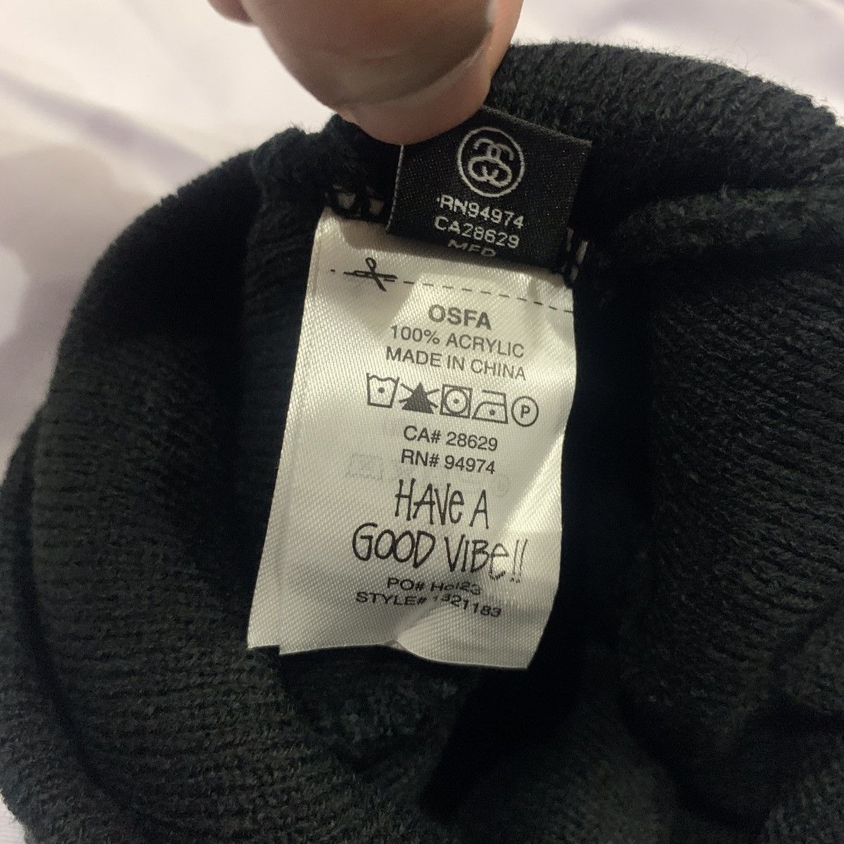 Stussy × Vintage Stussy Workgear Print Skullcap Size ONE SIZE - 5 Thumbnail