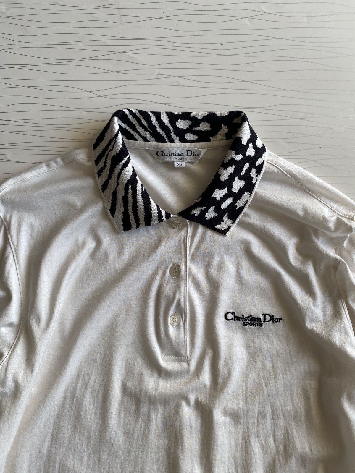 Christian Dior Monsieur Vintage Christian Dior Golf Long Sleeve Polo Tee Size US M / EU 48-50 / 2 - 4 Thumbnail