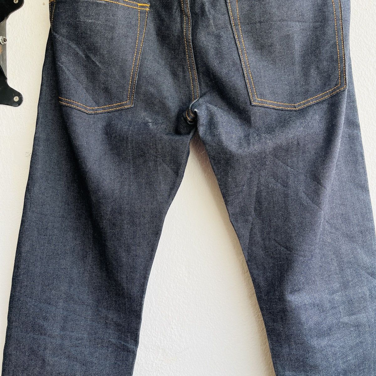 Raf Simons Grails Jil Sander Raf Simons Black Redline Selvedge Jeans Size US 31 - 13 Thumbnail