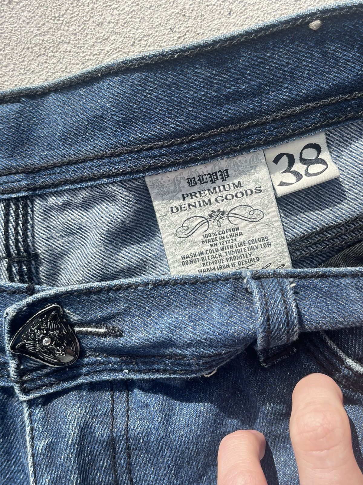Black Label × Japanese Brand × Prada Y2K BLAC LABEL JEANS Size US 38 / EU 54 - 5 Thumbnail