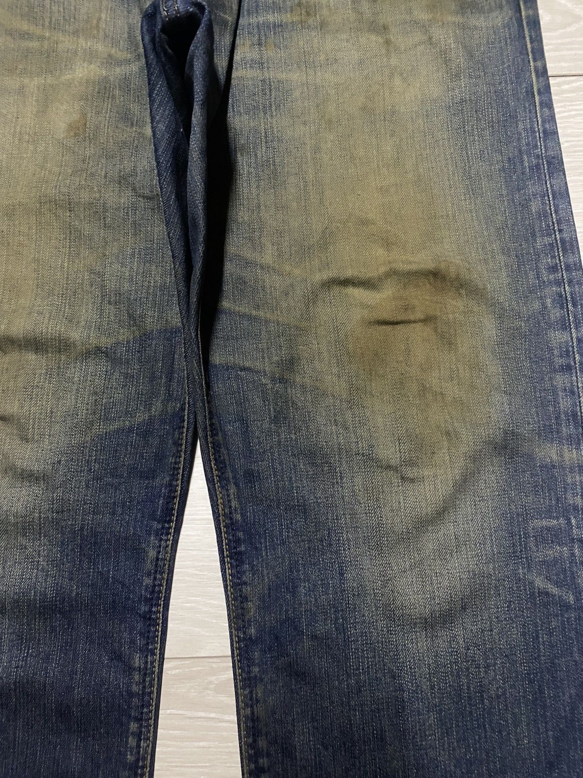 Japanese Brand Vintage Japanese Brand Edwin 503 Mud Wash Distressed Jeans Size US 34 / EU 50 - 7 Thumbnail