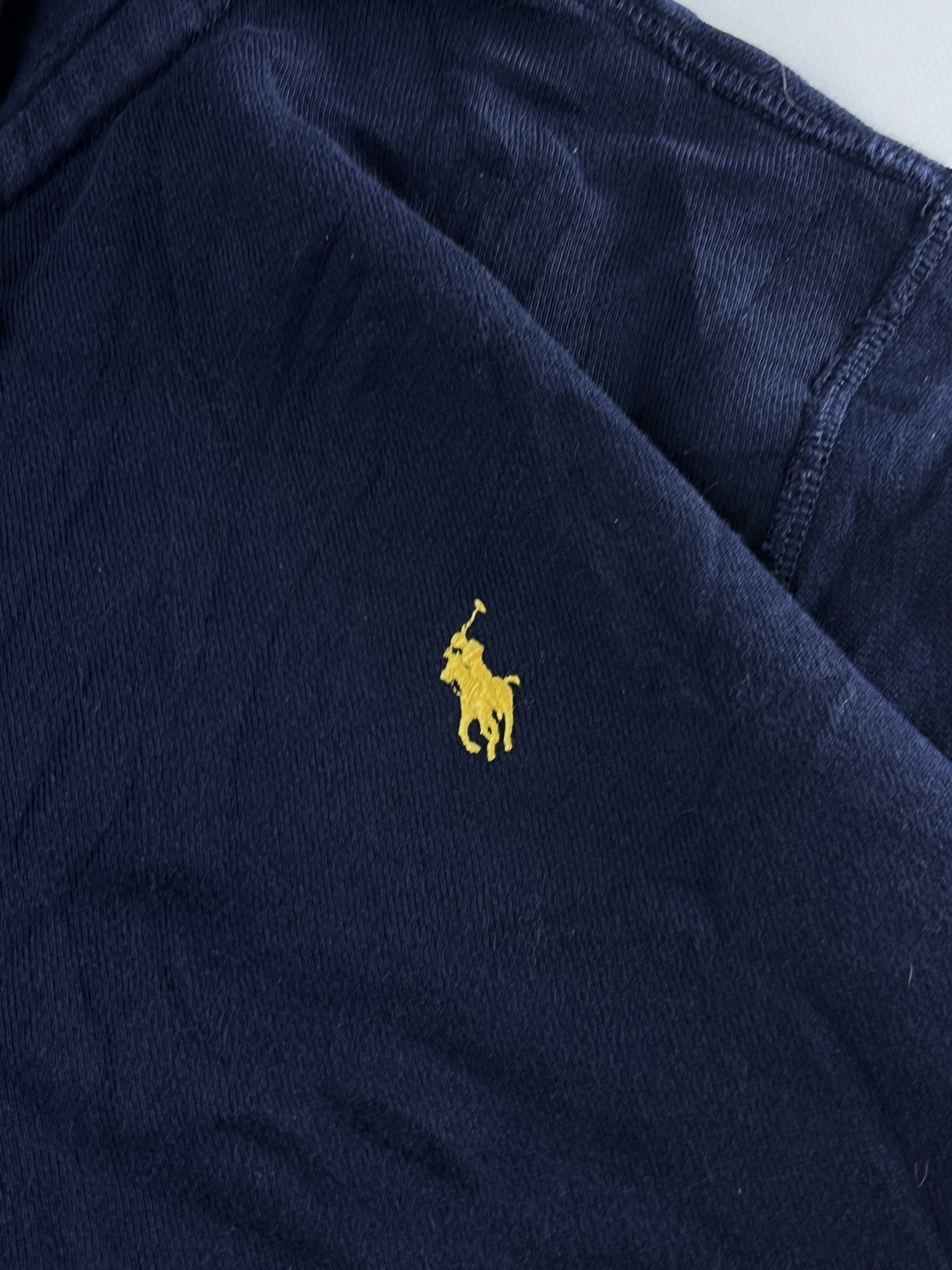 Polo Ralph Lauren × Ralph Lauren RARE! Polo Ralph Lauren Navy Blue Zip Hoodie Size US XL / EU 56 / 4 - 2 Thumbnail