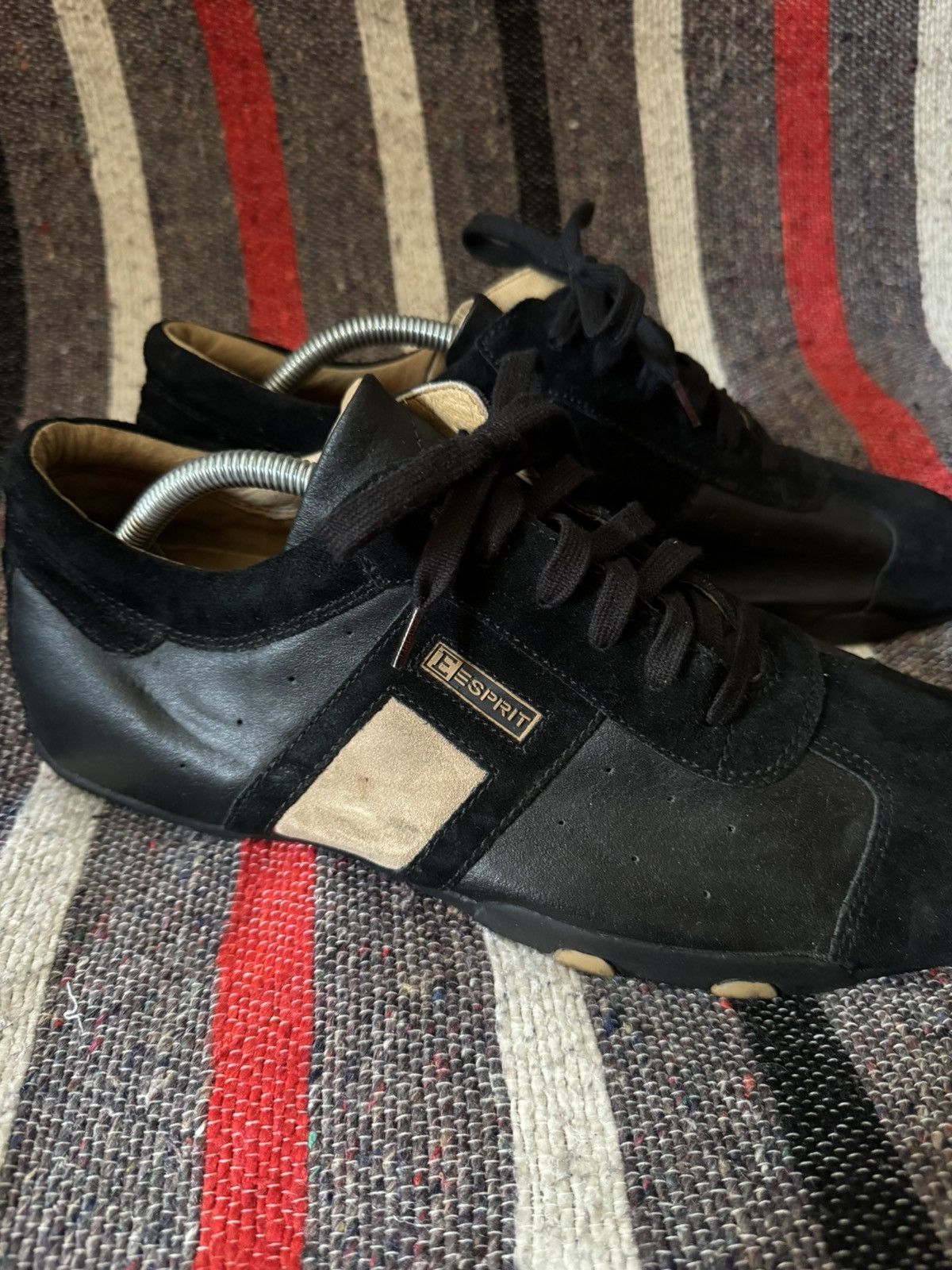 Genuine Leather Vintage 00’s Esprit y2k Genuine Leather Low Sneakers Size US 11 / EU 44 - 8 Thumbnail