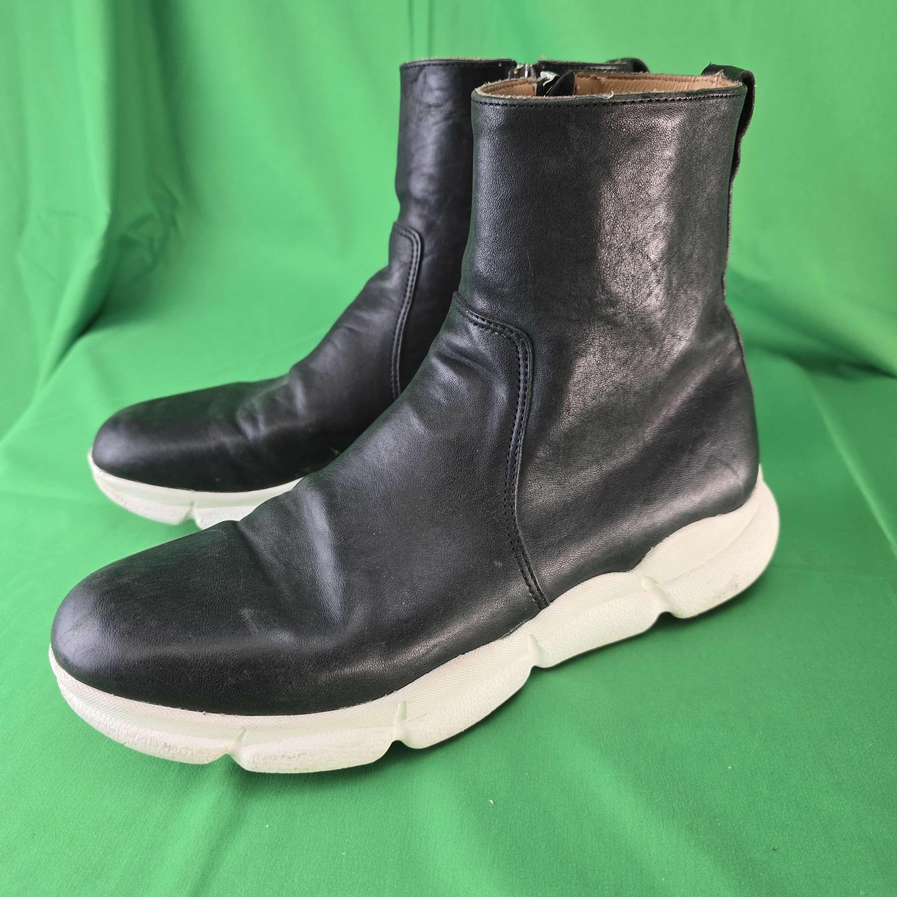 Viberg Viberg 2019 Drop Three SideZip Sneaker Boots Black Horsebutt Size US 9 / EU 42 - 4 Thumbnail