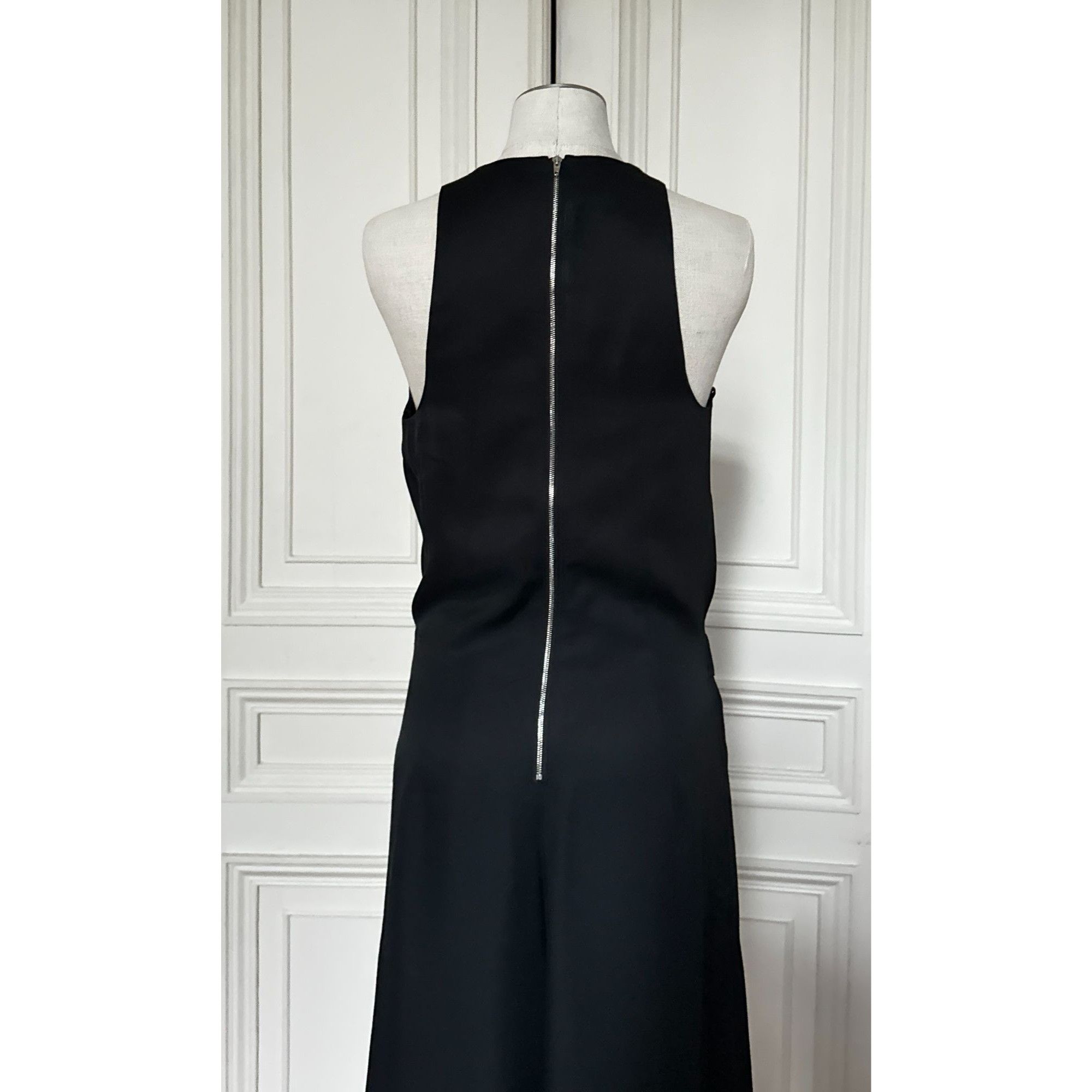 Celine Phoebe Philo Black Wide-Leg Jumpsuit Size M / US 6-8 / IT 42-44 - 5 Thumbnail