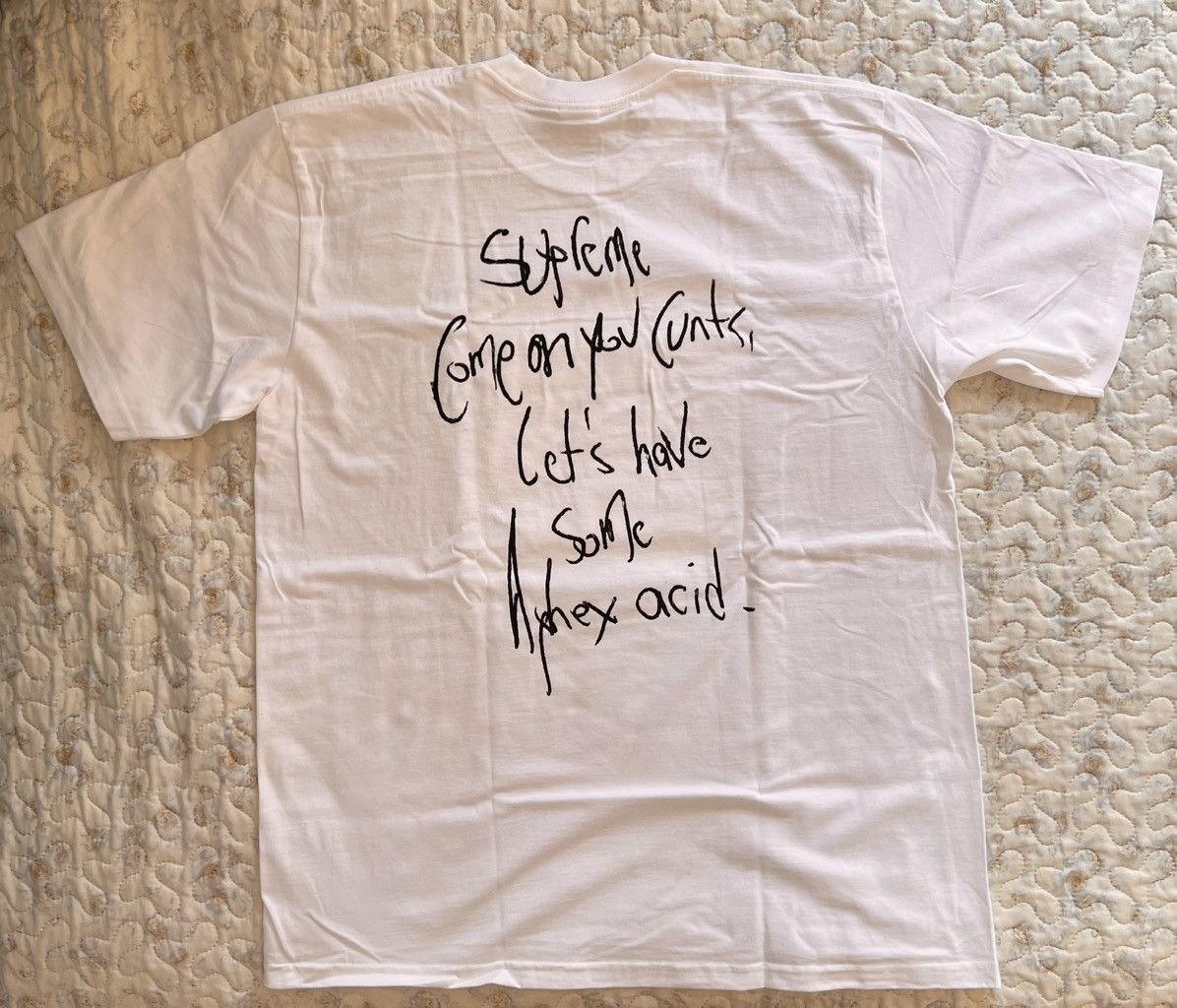 Supreme XL Supreme x Aphex Twin Windowlicker tee Tshirt