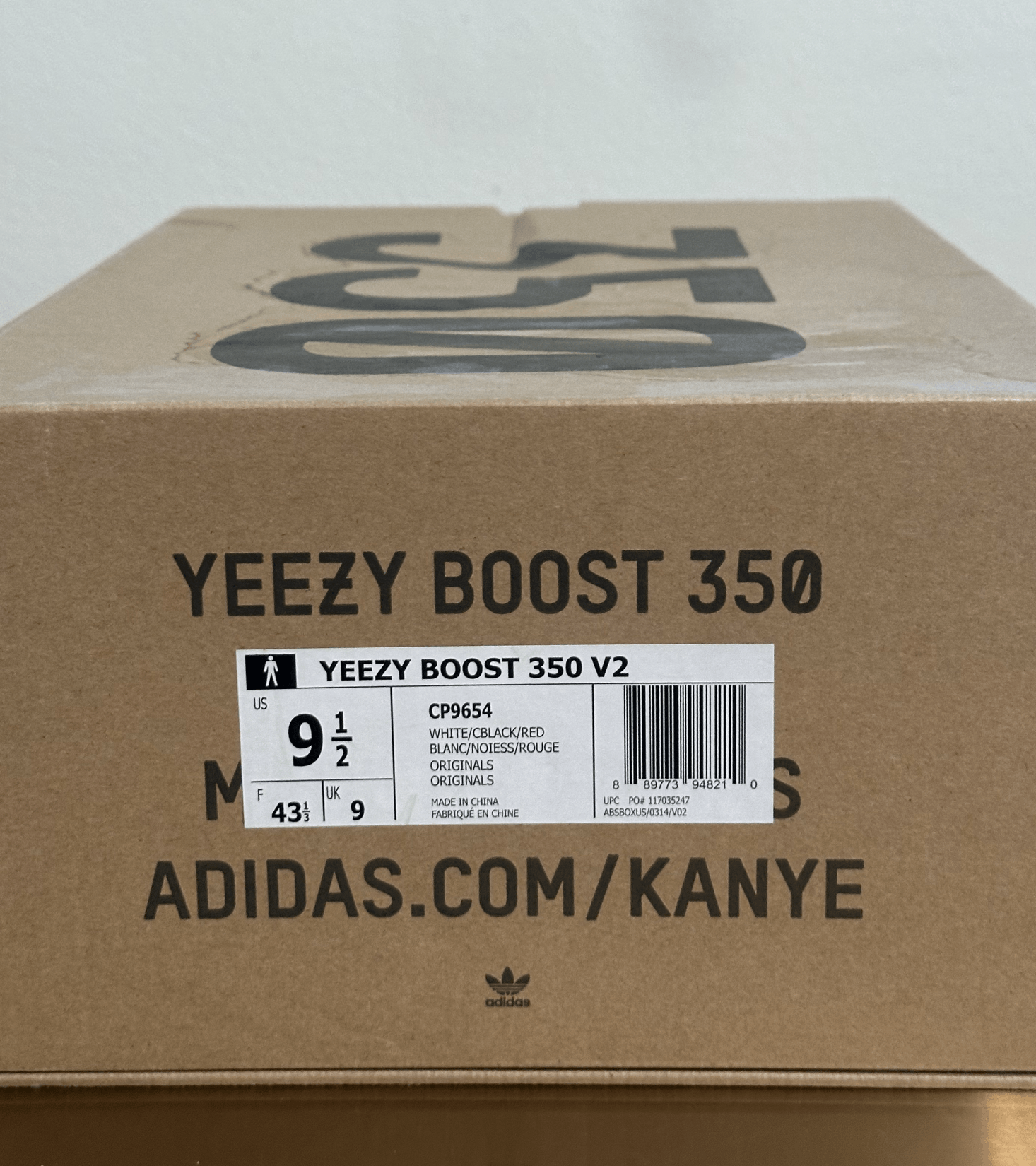 Adidas × Kanye West × Yeezy Yeezy Boost 350 V2 Zebra CP9654 Size US 9.5 / EU 42-43 - 10 Thumbnail