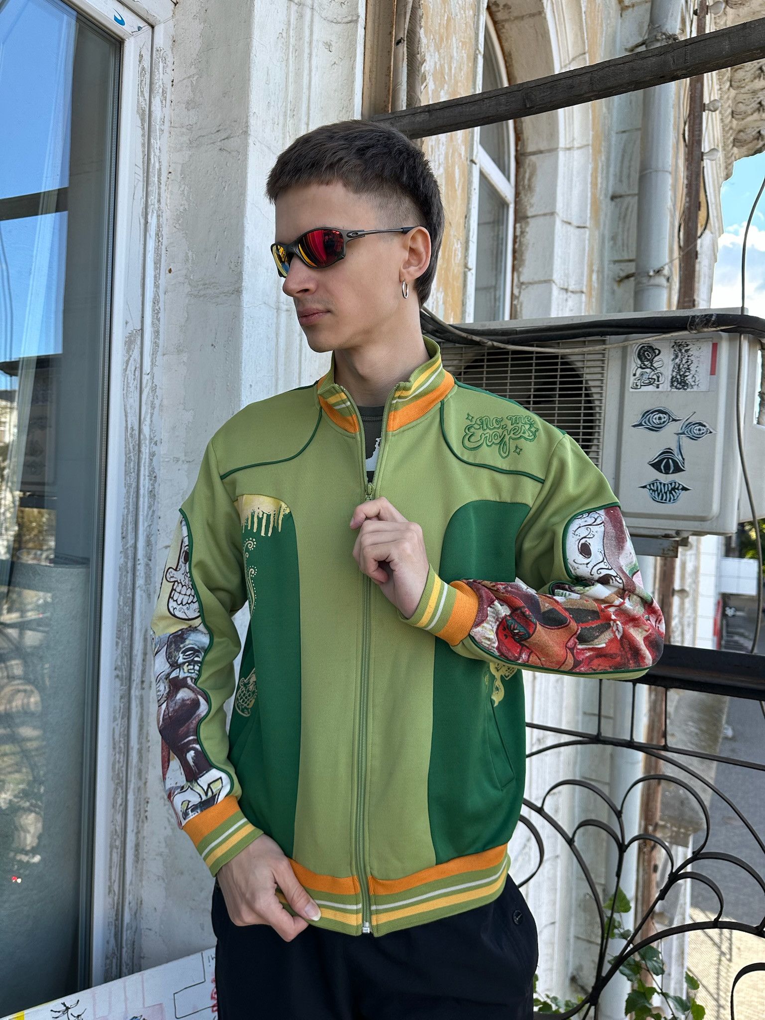 Japanese Brand 🦠 VINTAGE 90’S QUICKSILVER BIG LOGO Y2K TRACK JACKET Size US M / EU 48-50 / 2 - 6 Thumbnail