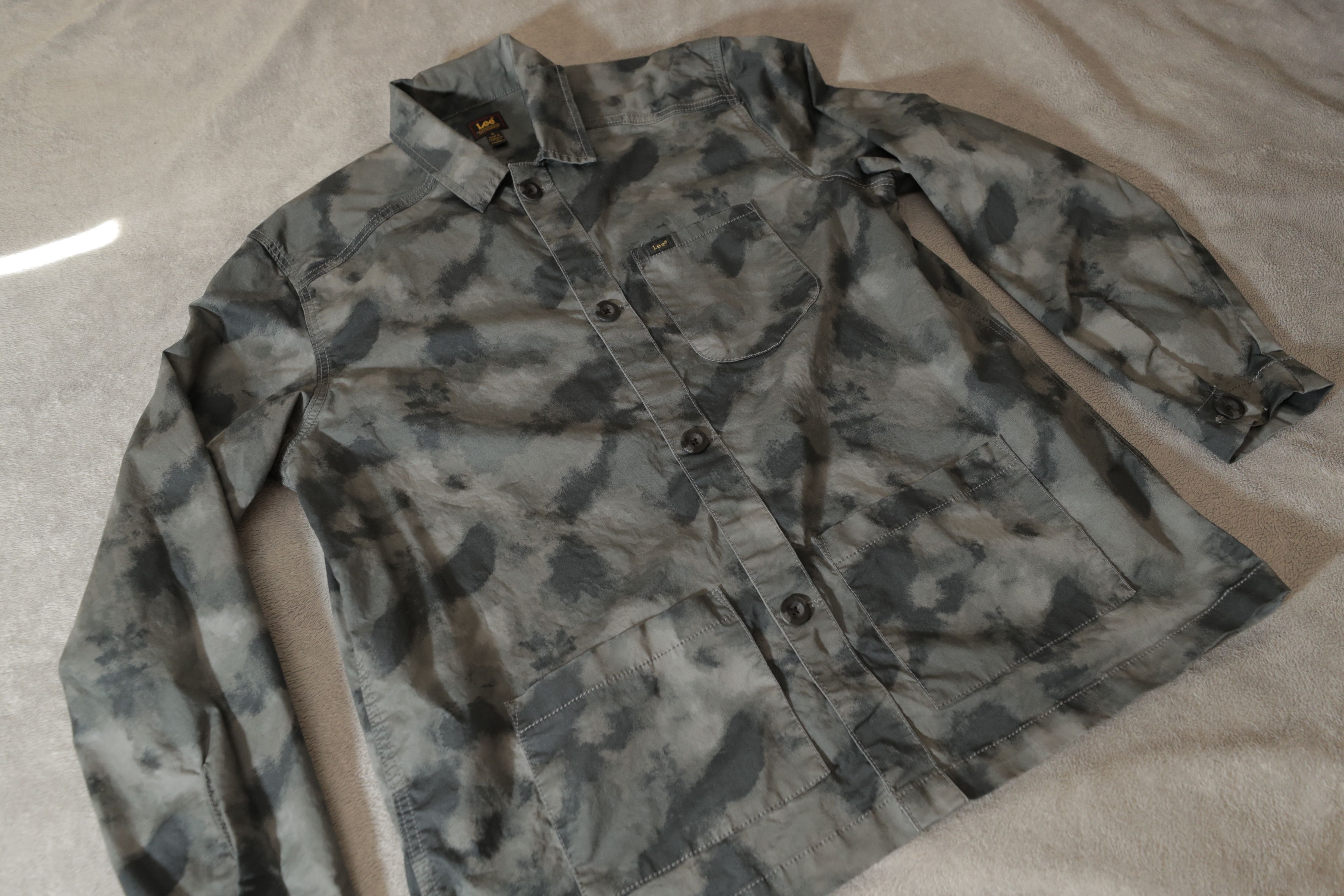 Lee Lee Tie Dye Acid Wash Jacket (L) Size US L / EU 52-54 / 3 - 3 Thumbnail